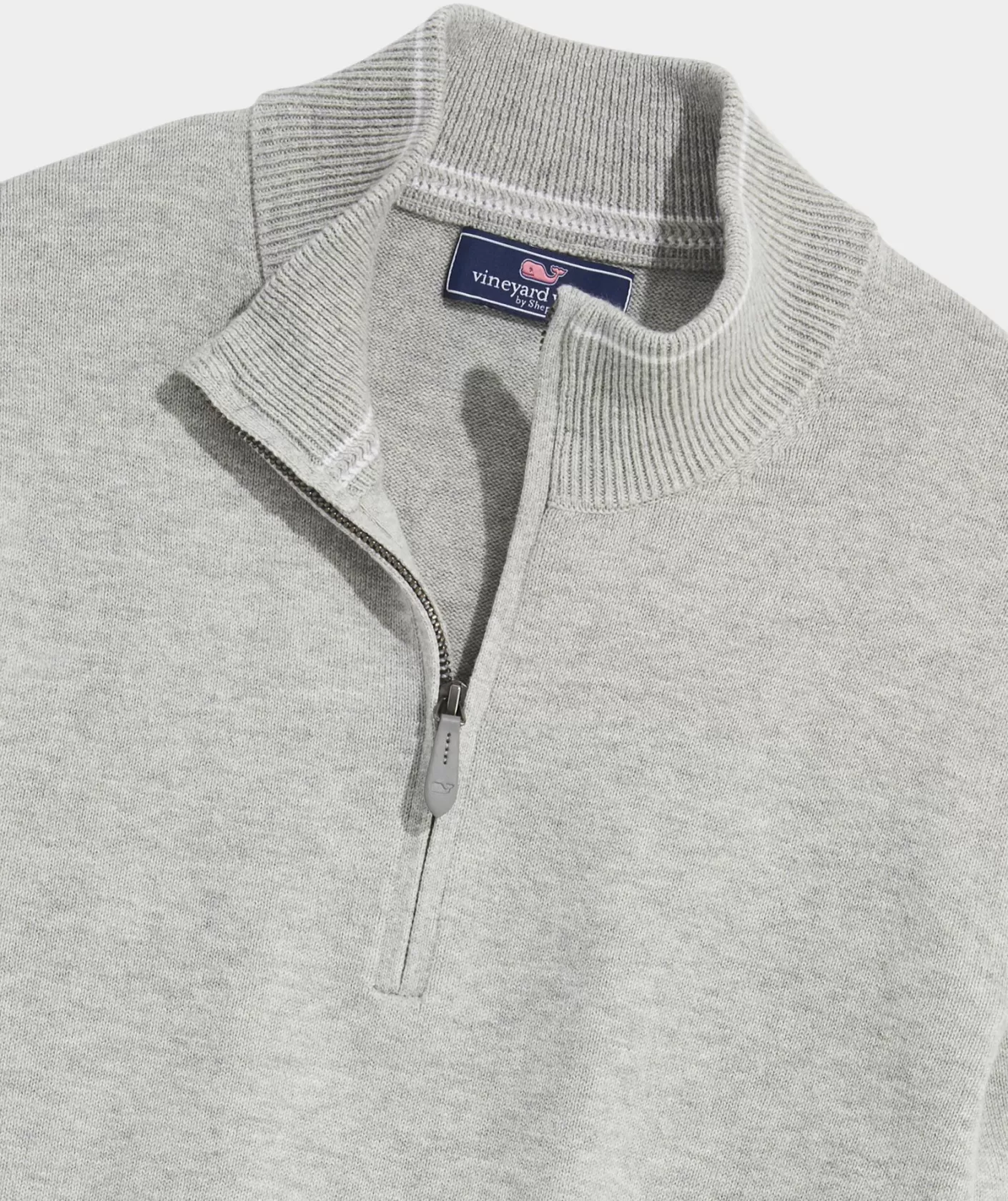 Vineyard Vines Boathouse Tipped Quarter-Zip< Quarter-Zips