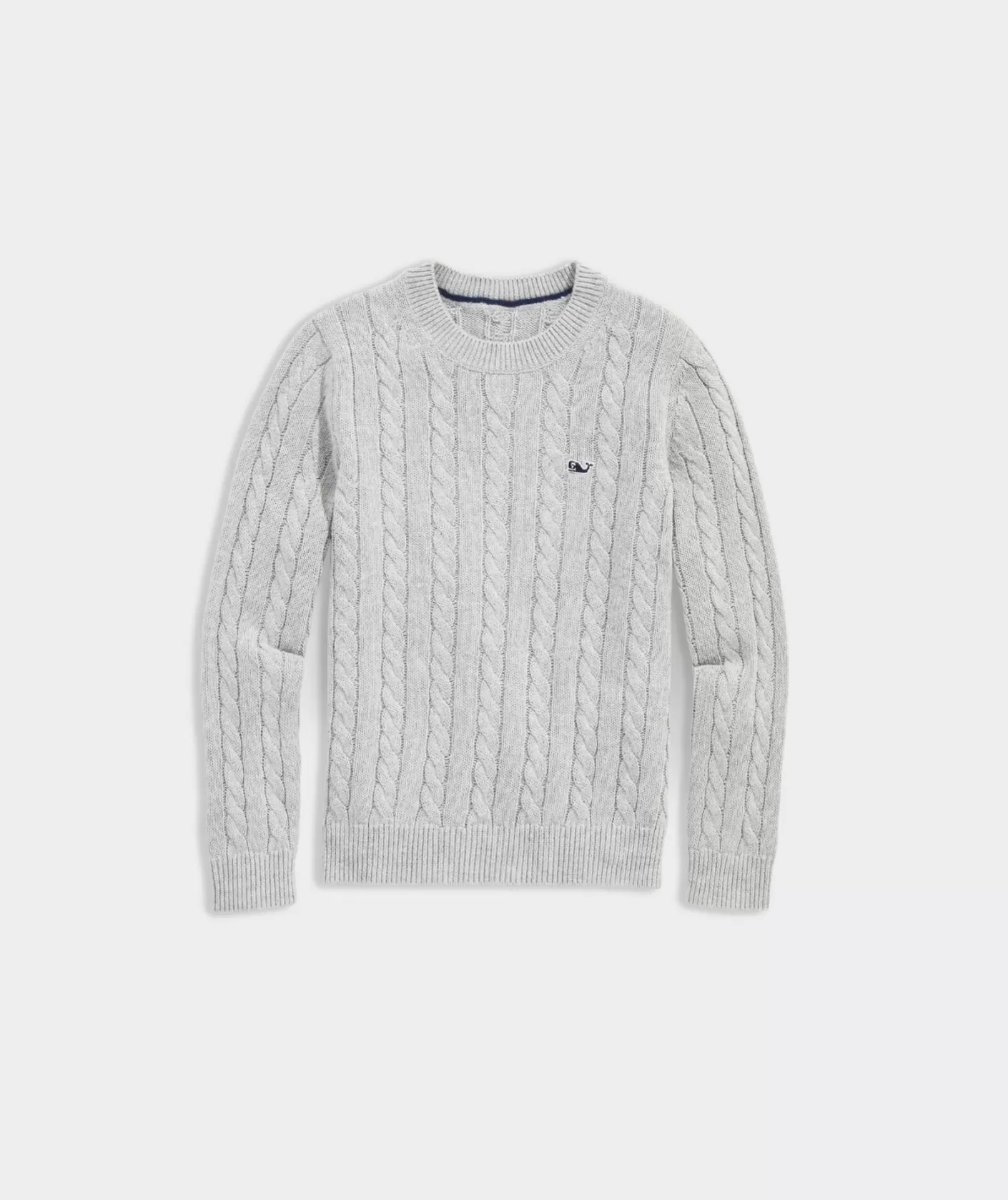 Vineyard Vines Boys’ Cotton Cashmere Cable Crewneck Sweater< Sweaters