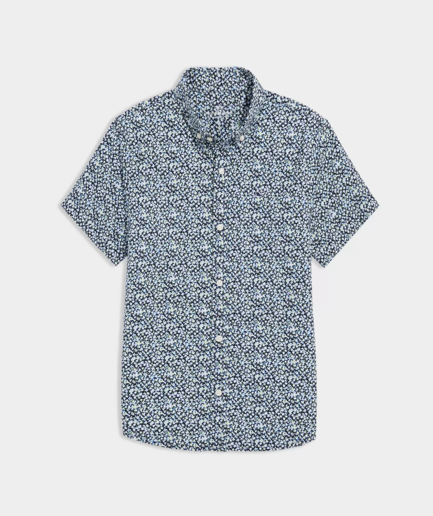 Vineyard Vines Boys' Cotton Short-Sleeve Boat Parade Shirt< Button-Down Shirts