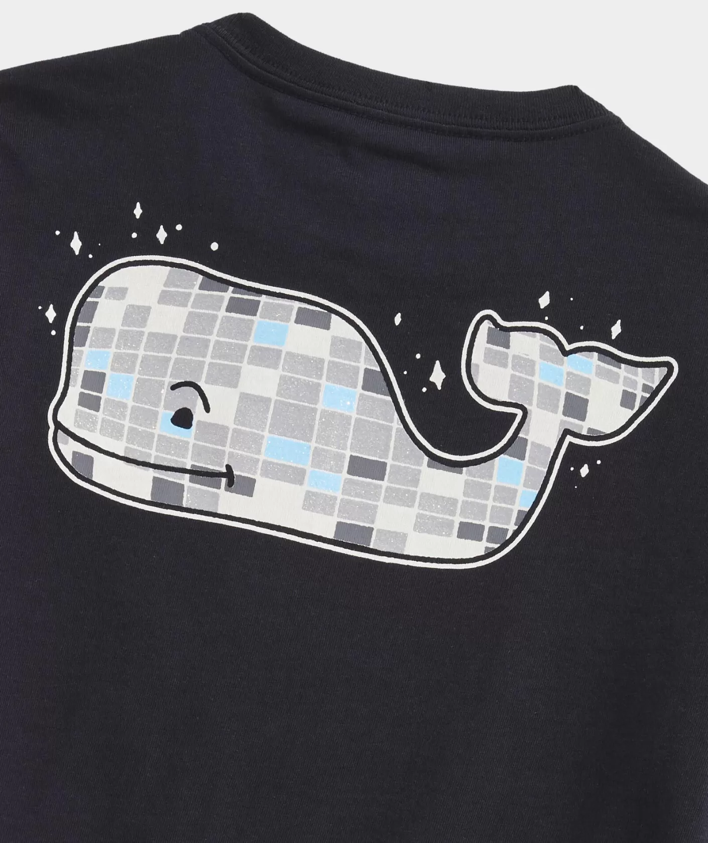 Vineyard Vines Boys' Disco Ball Whale Long-Sleeve Pocket Tee< Tees