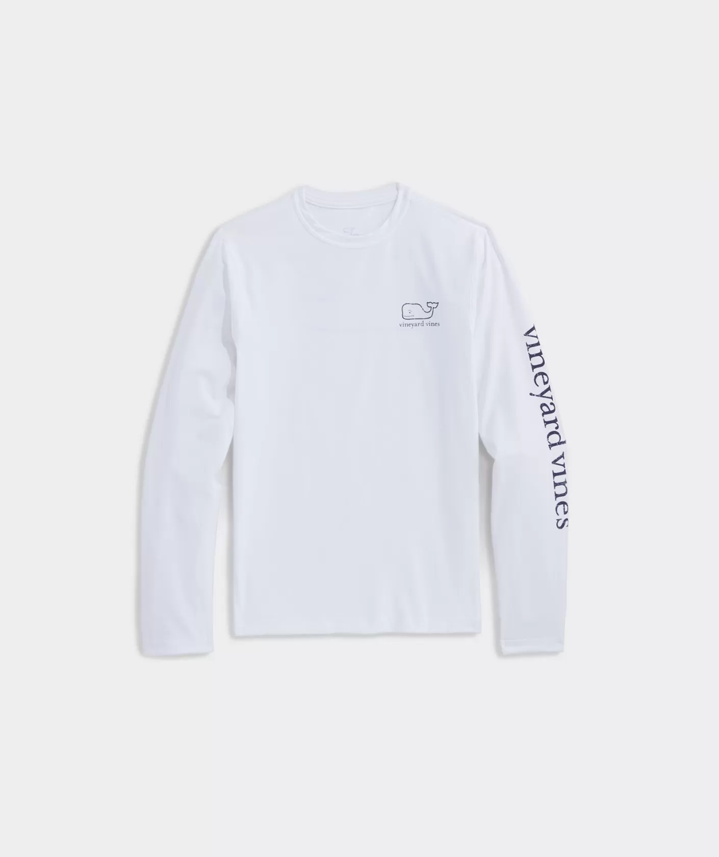 Vineyard Vines Boys' Fish Hook Whale Long-Sleeve Harbor Performance Tee< Swim & Rashguards | Tees