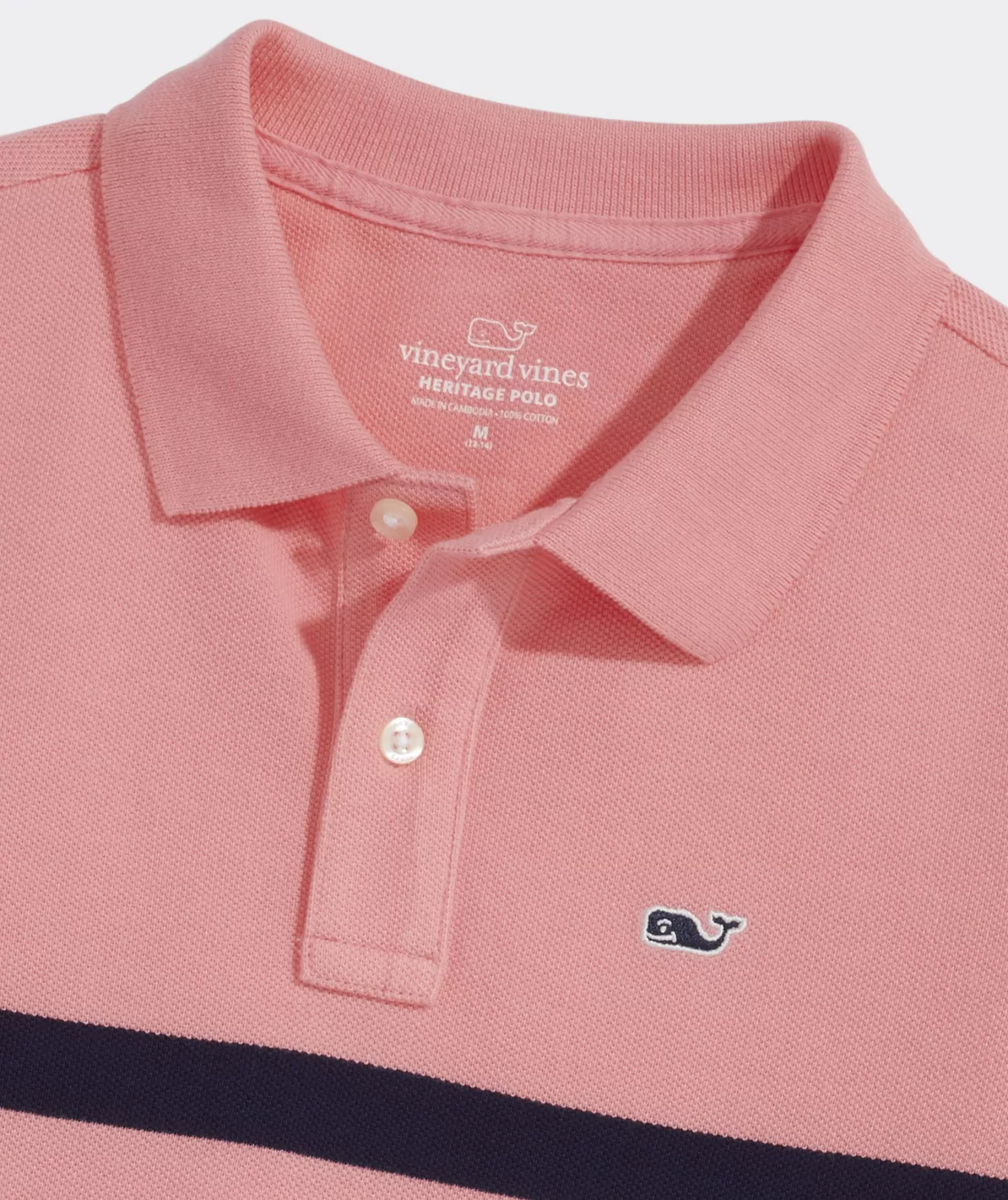 Vineyard Vines Boys' Heritage Stripe Pique Polo< Polos