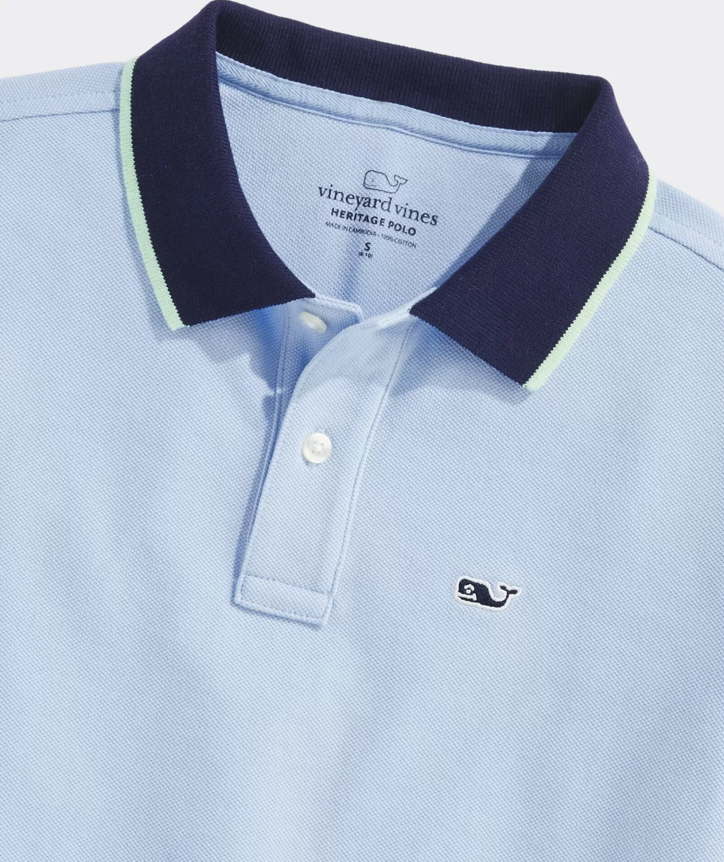 Vineyard Vines Boys' Heritage Tipped Pique Polo< Polos