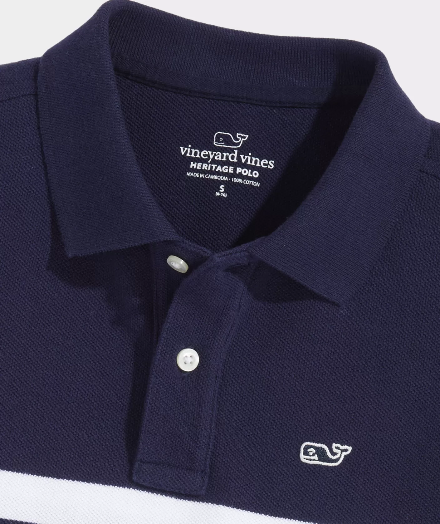 Vineyard Vines Boys' Heritage Tipped Pique Polo< Polos