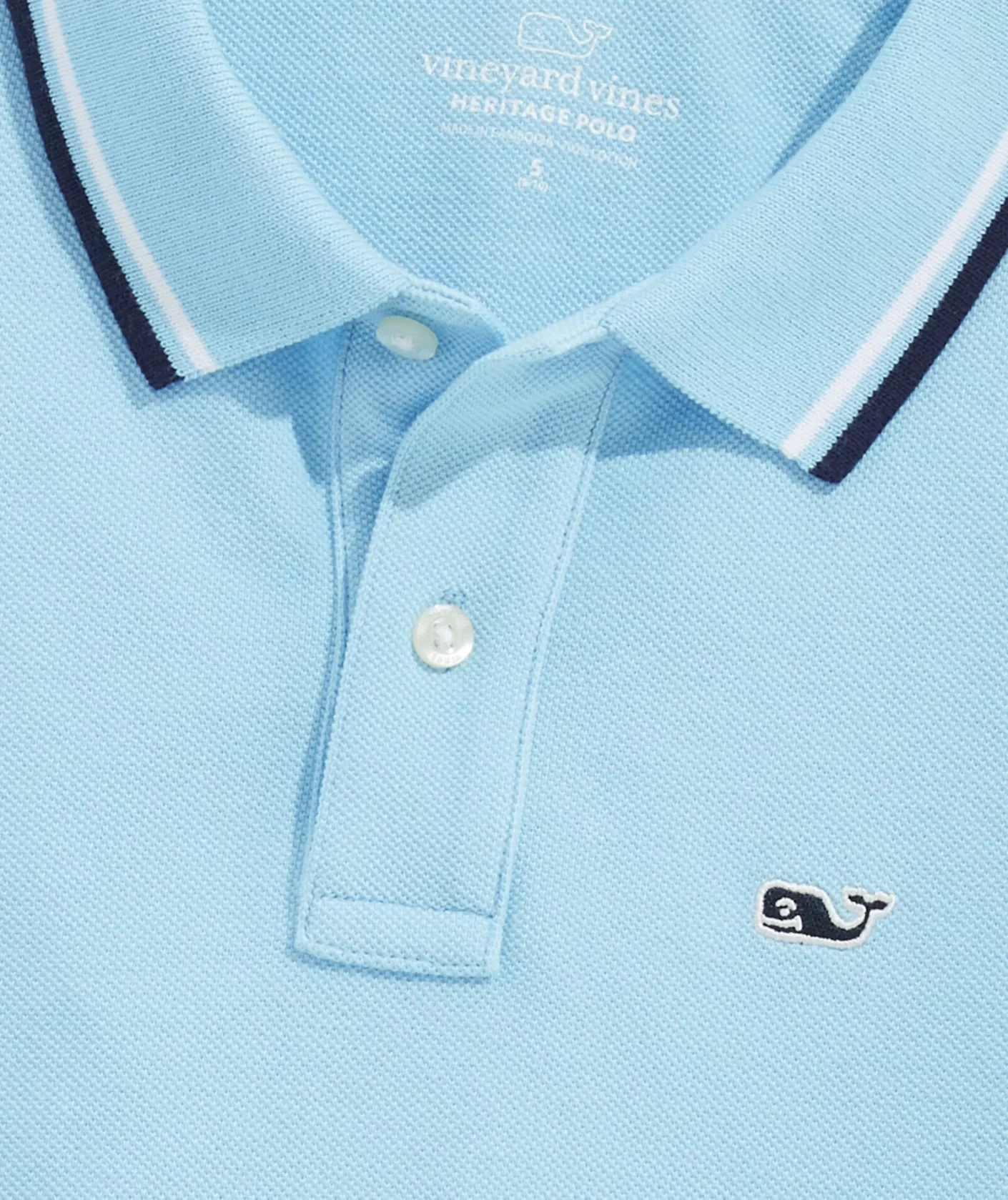 Vineyard Vines Boys' Heritage Tipped Pique Polo< Polos