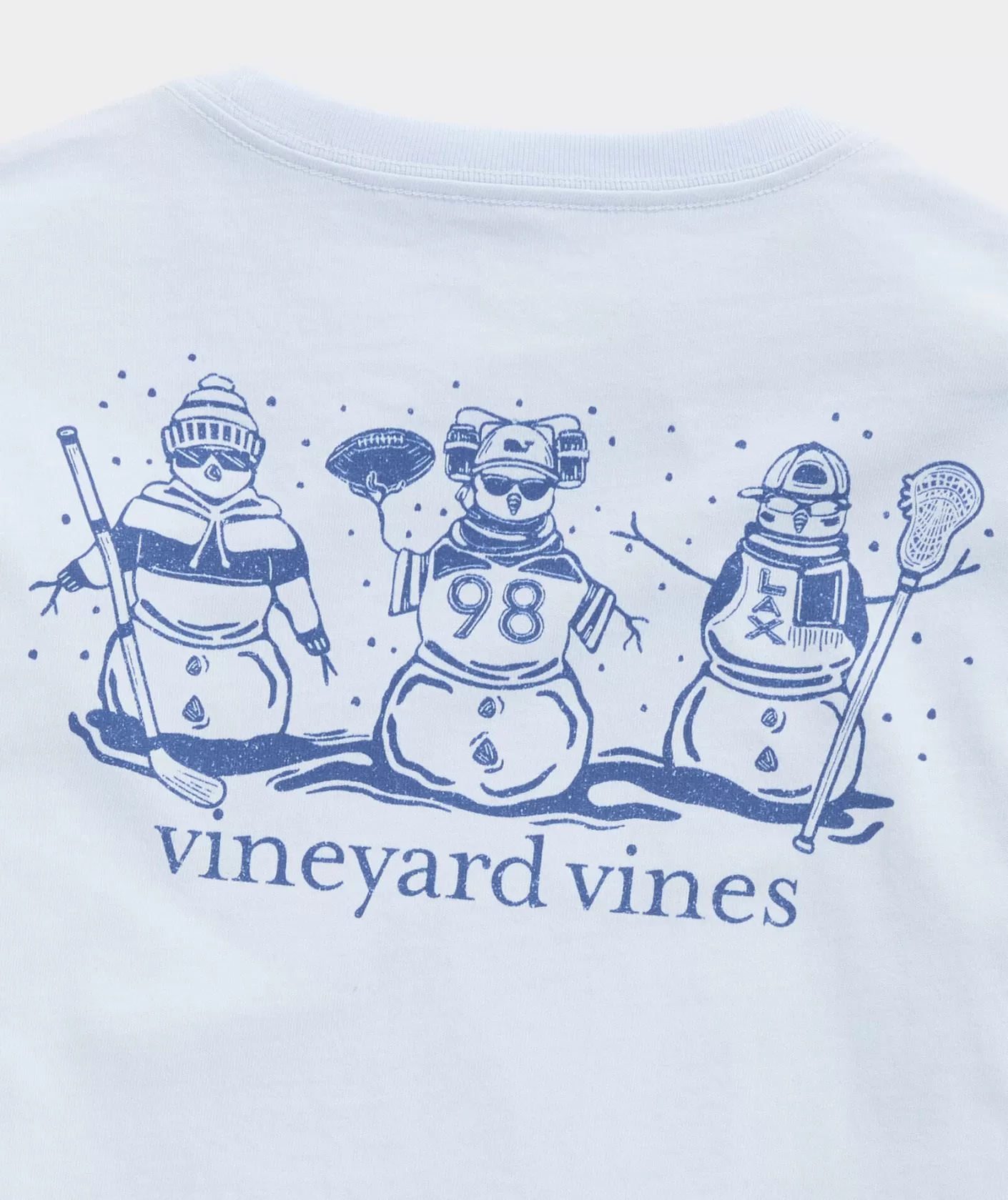 Vineyard Vines Boys' Lacrosse Whale Outline Long-Sleeve Pocket Tee< Tees