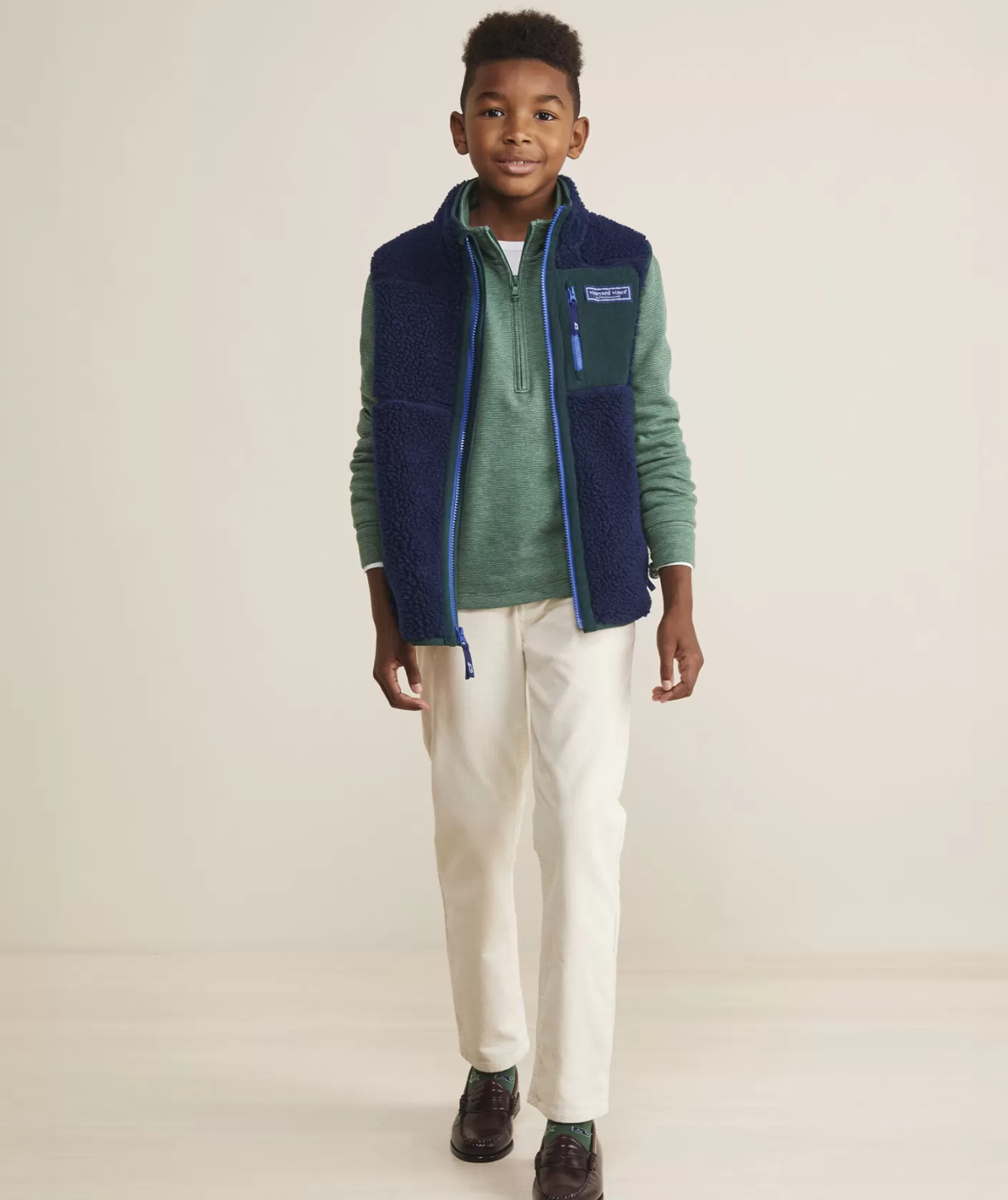 Vineyard Vines Boys' Lightweight Packable Puffer Vest< Jackets, Blazers & Vests