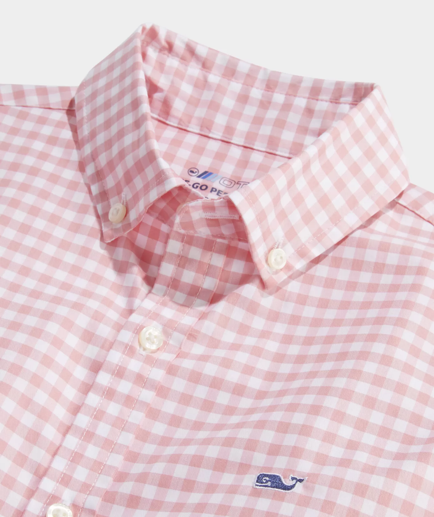 Vineyard Vines Boys' On-The-Go brrrº Gingham Shirt< Button-Down Shirts