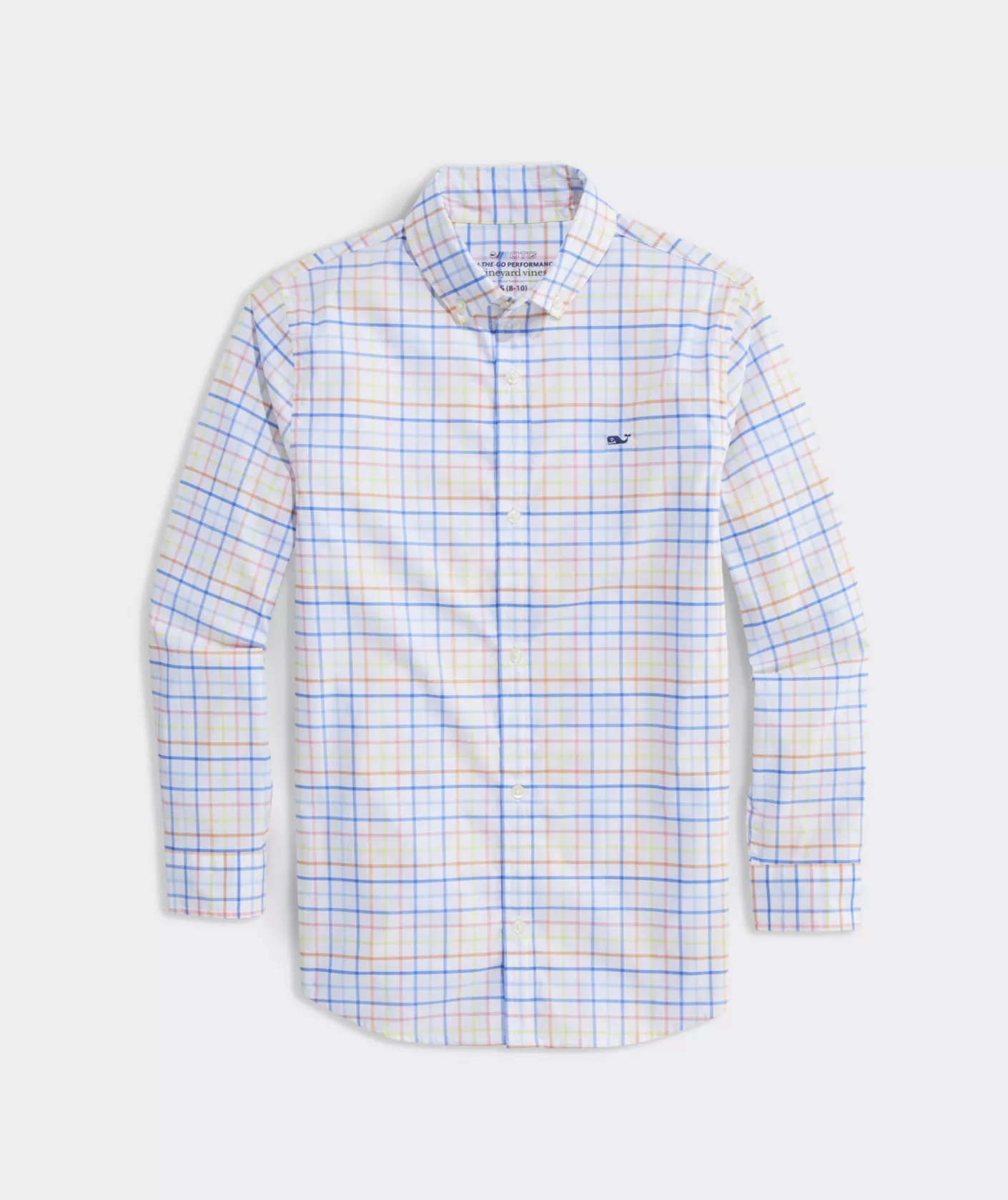 Vineyard Vines Boys' On-The-Go brrr° Tattersall Shirt< Button-Down Shirts