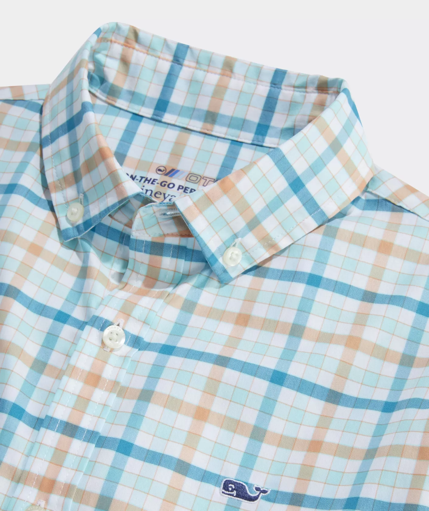 Vineyard Vines Boys' On-The-Go brrr° Tattersall Shirt< Button-Down Shirts