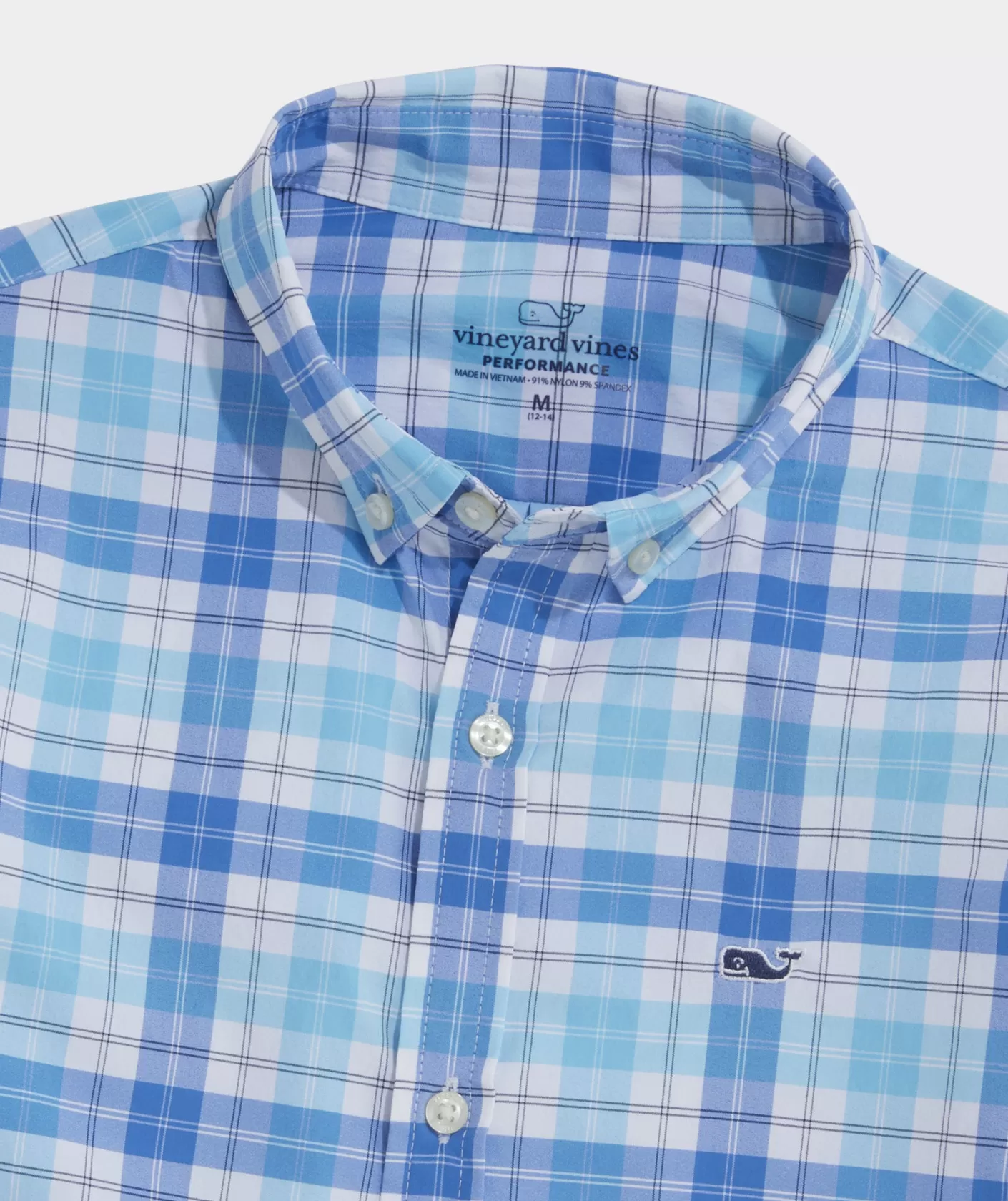 Vineyard Vines Boys' On-The-Go Nylon Plaid Shirt< Button-Down Shirts