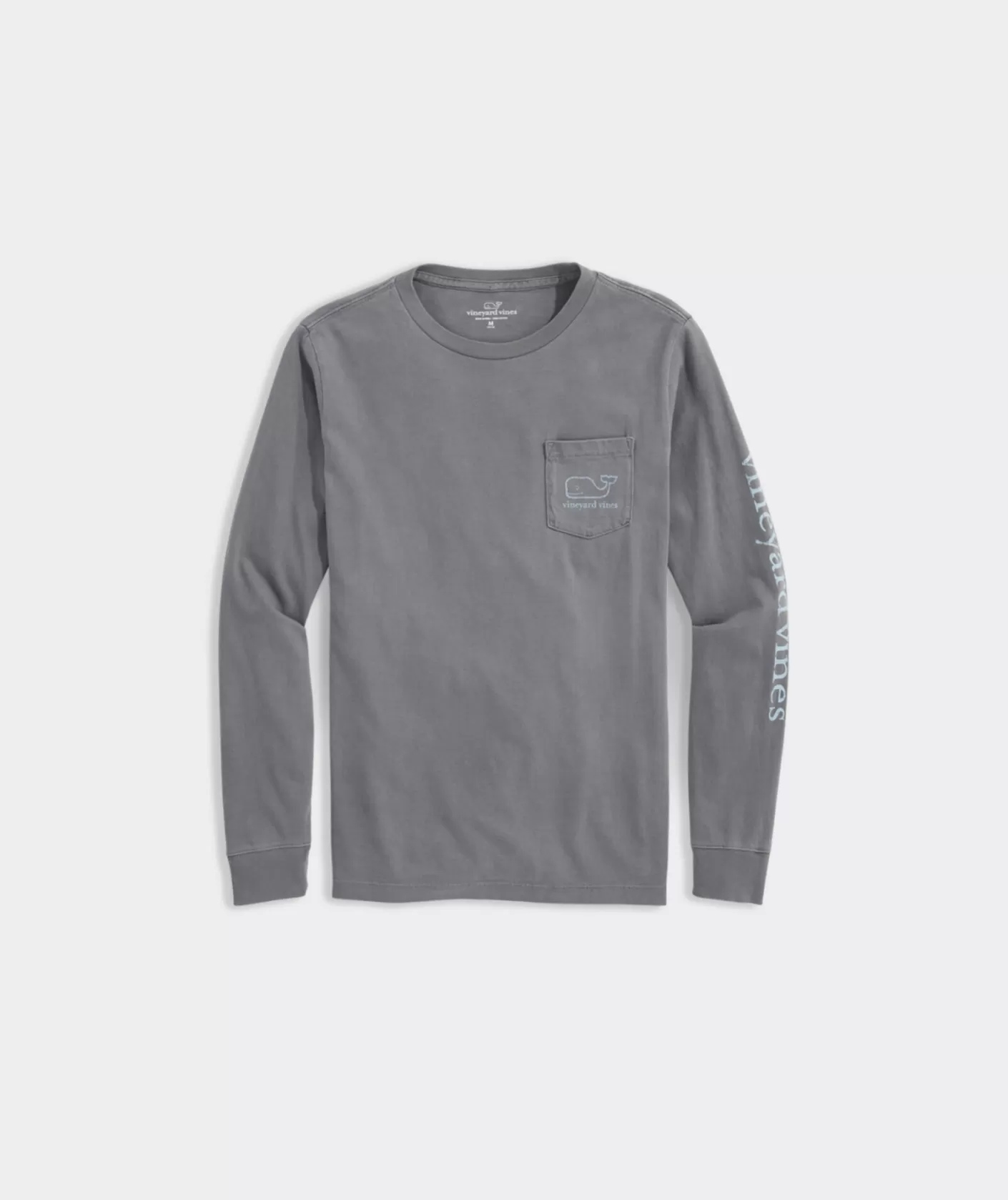 Vineyard Vines Boys' Vintage Whale Garment-Dyed Long-Sleeve Pocket Tee< Tees