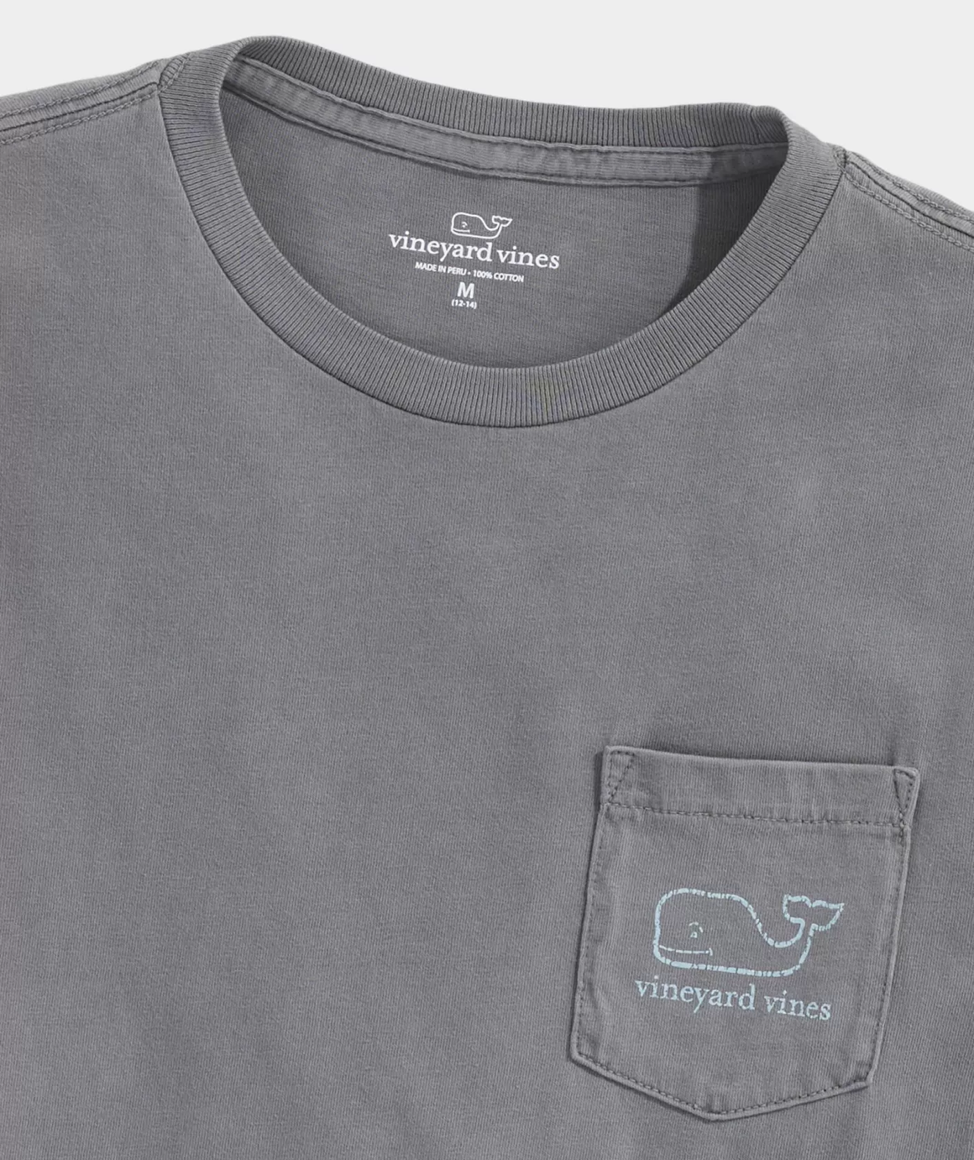 Vineyard Vines Boys' Vintage Whale Garment-Dyed Long-Sleeve Pocket Tee< Tees