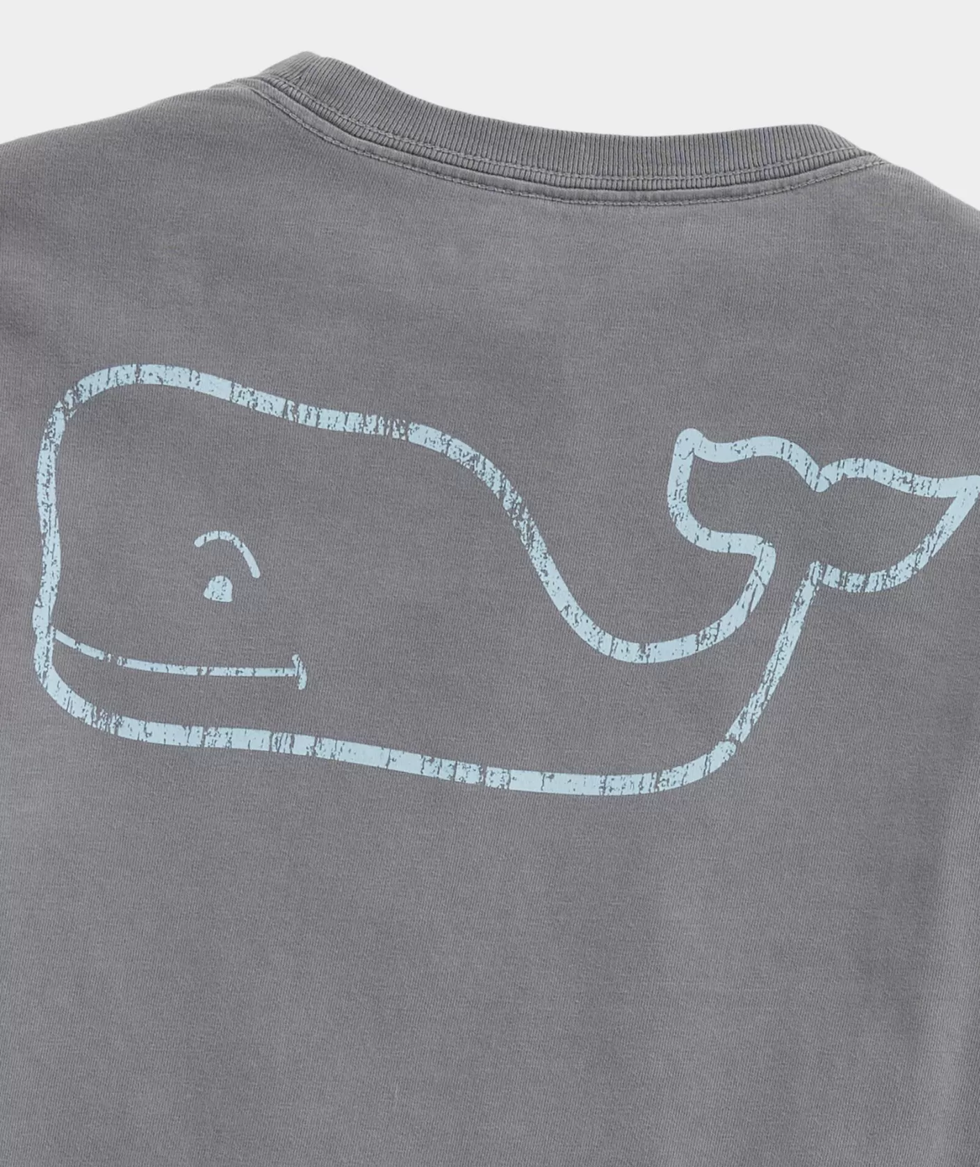 Vineyard Vines Boys' Vintage Whale Garment-Dyed Long-Sleeve Pocket Tee< Tees