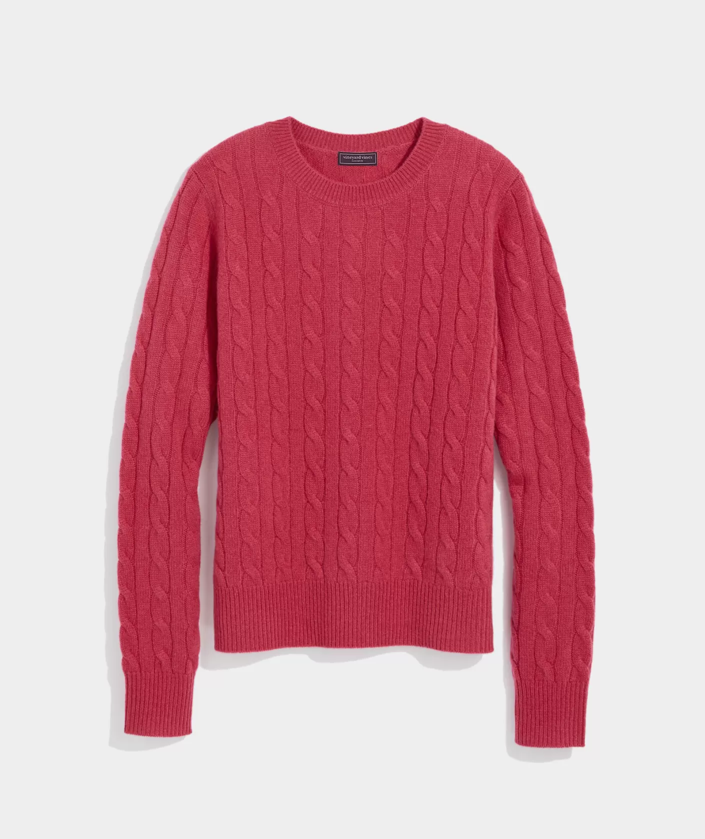 Vineyard Vines Cashmere Classic Cable Crewneck Sweater< Sweaters