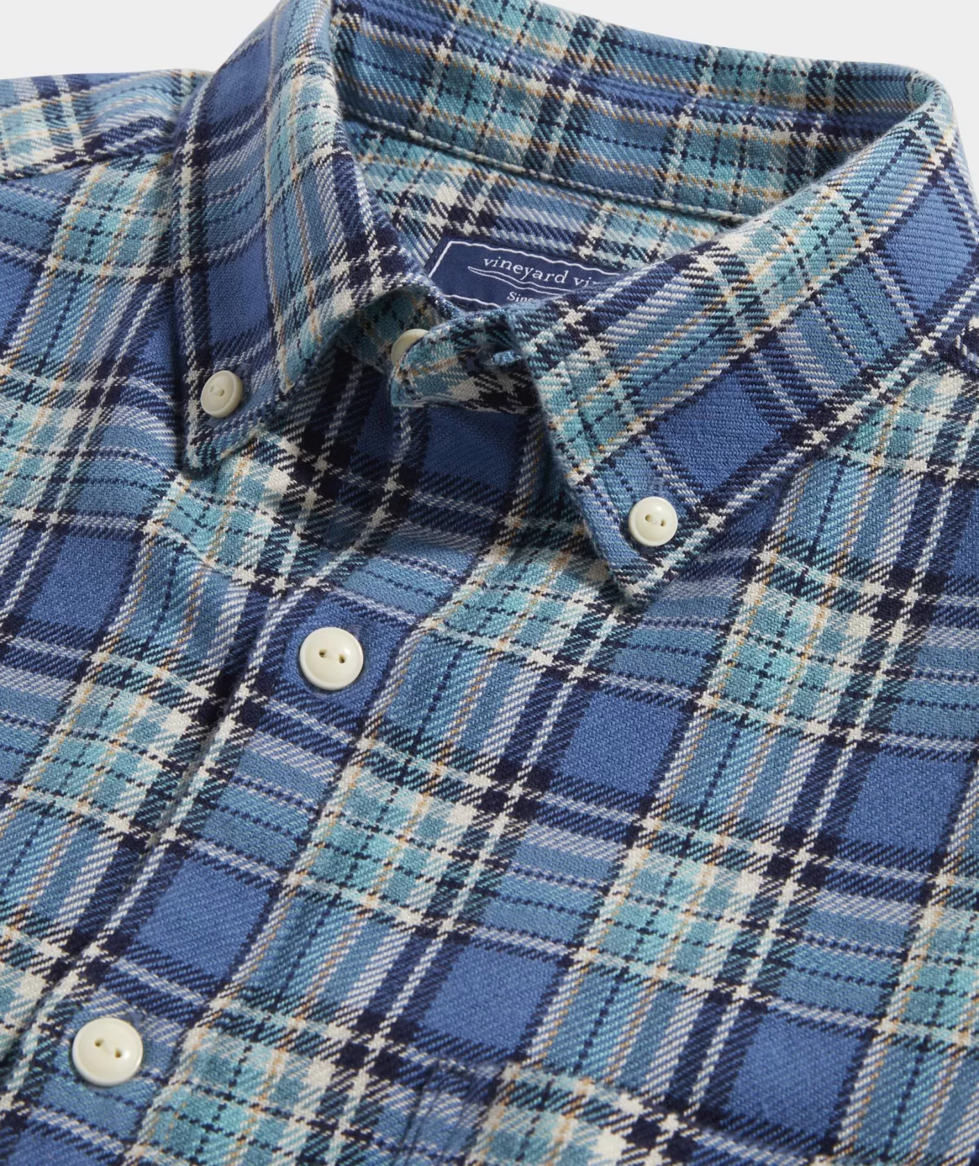 Vineyard Vines Cotton Twill Plaid Shirt< Button-Down Shirts