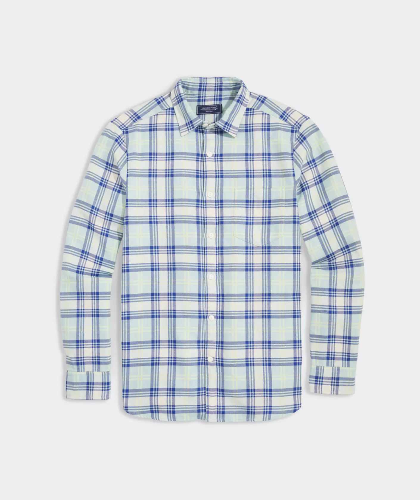 Vineyard Vines Cotton Twill Plaid Shirt< Button-Down Shirts