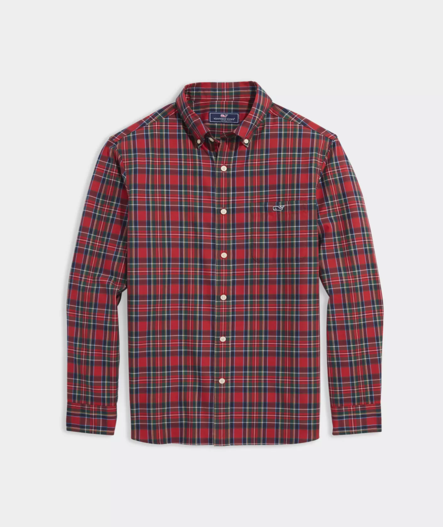 Vineyard Vines Cotton Twill Tartan Shirt< Button-Down Shirts