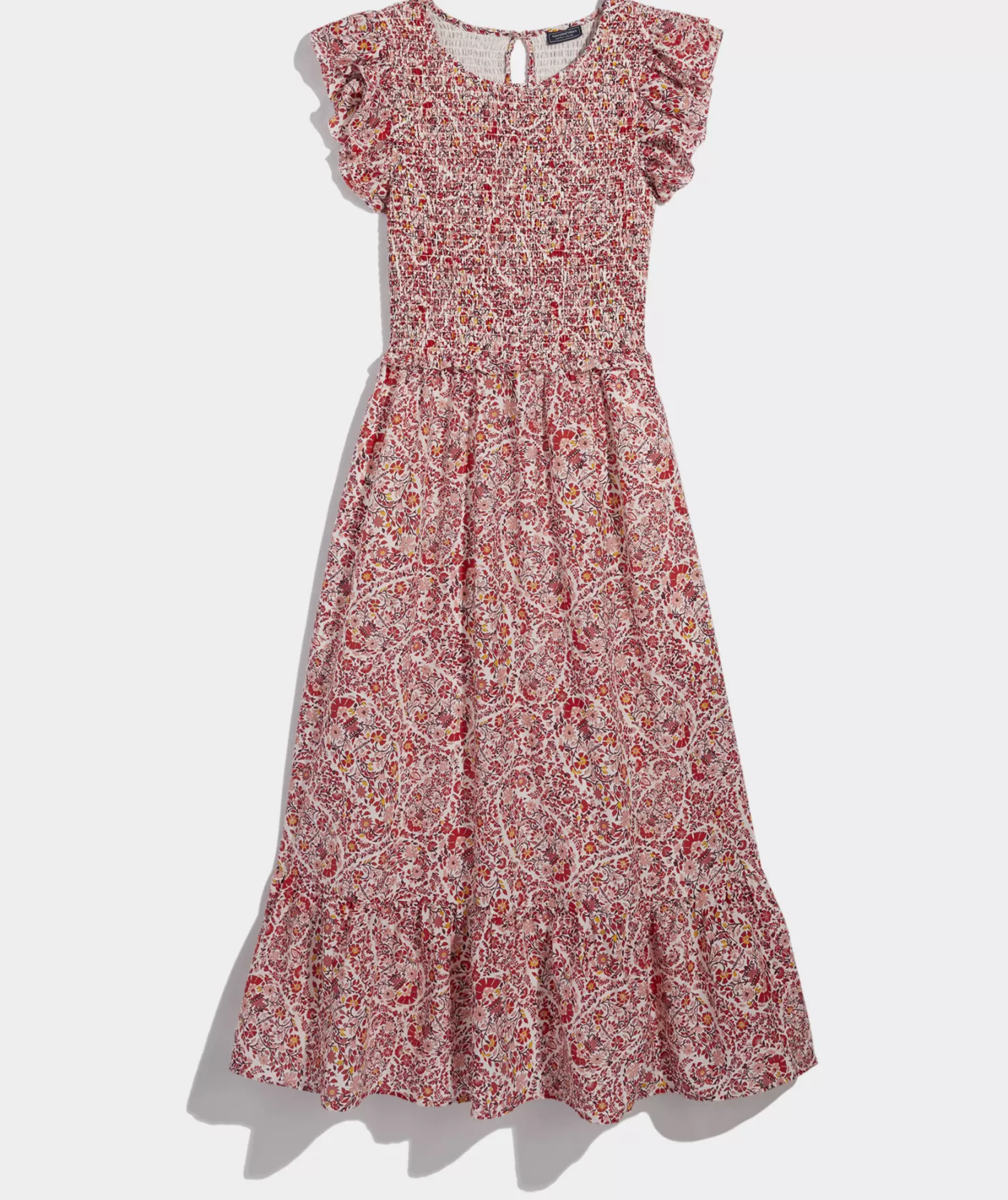 Vineyard Vines Fenwick Paisley Smocked Midi Dress< Dresses & Skirts