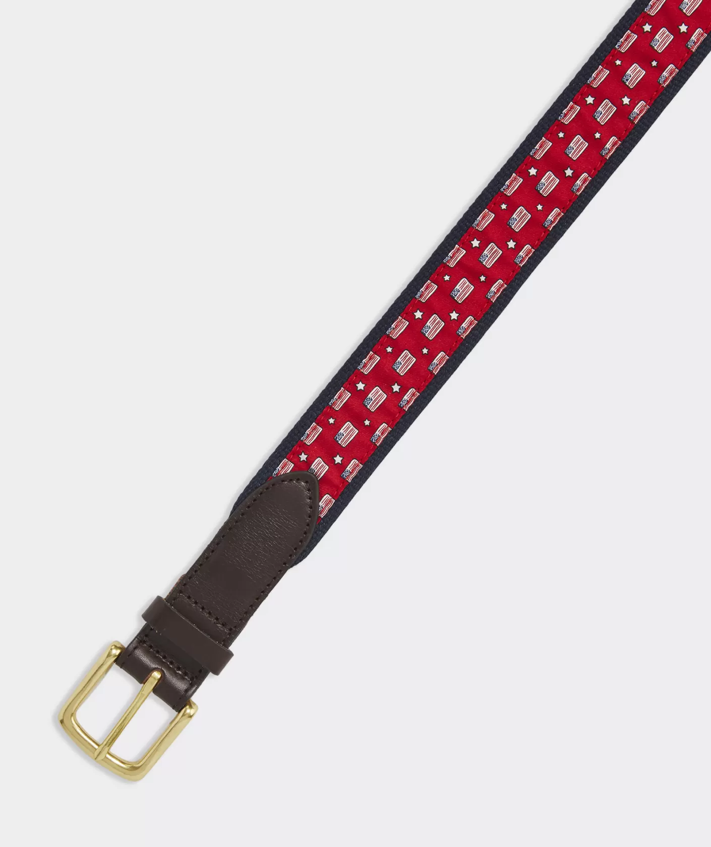 Vineyard Vines Flag & Stars Canvas Club Belt< Belts