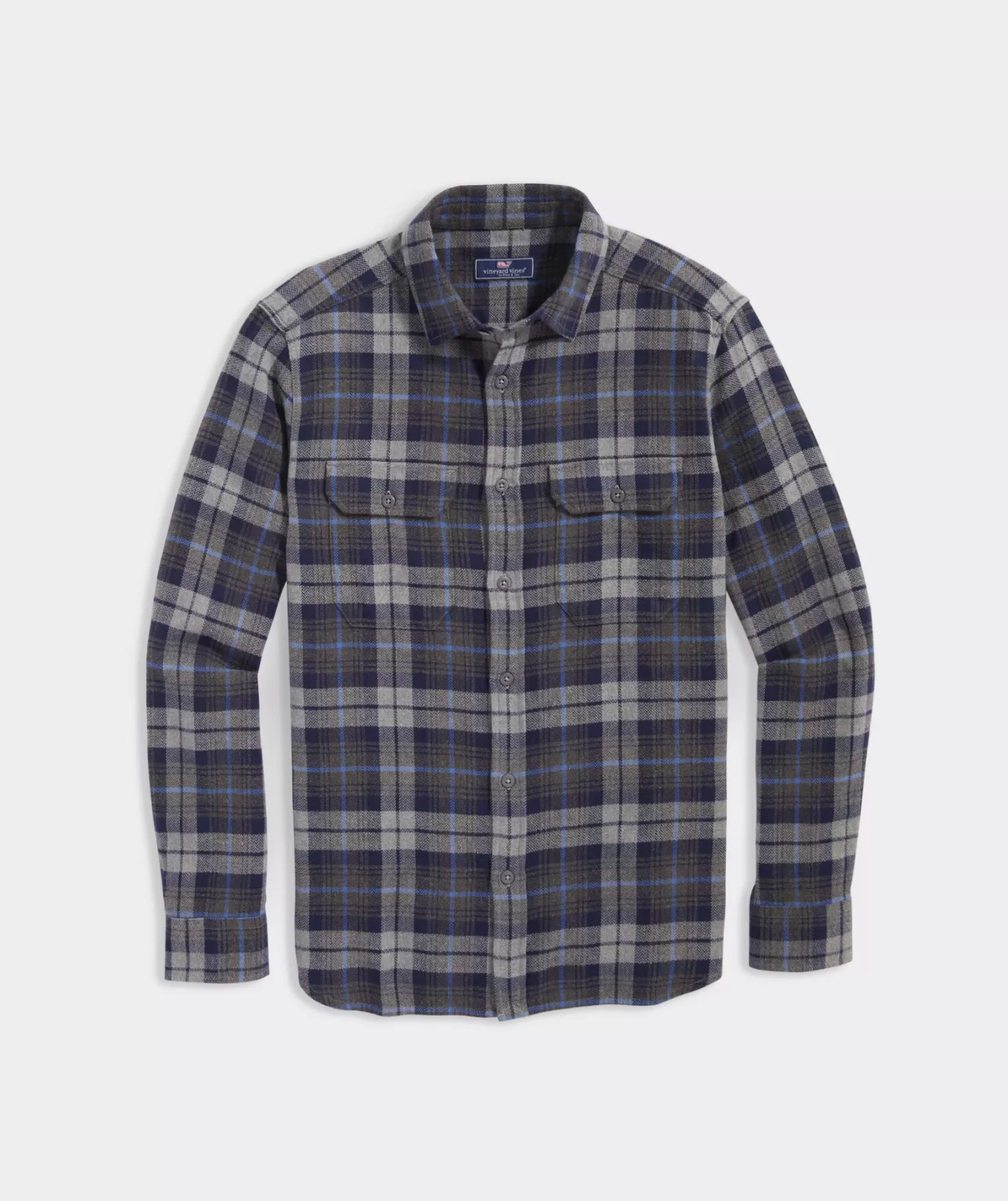 Vineyard Vines Flannel Tartan Herringbone Workshirt< Button-Down Shirts