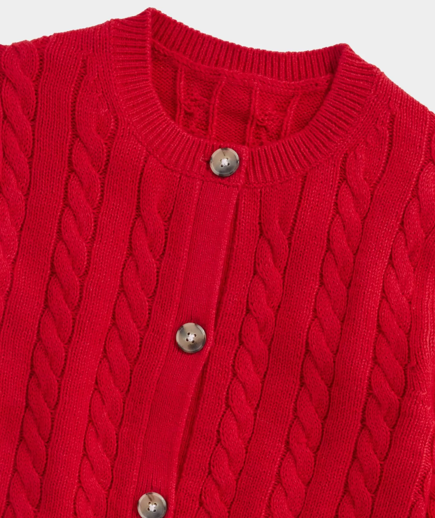 Vineyard Vines Girls' Classic Cable Cardigan< Sweaters