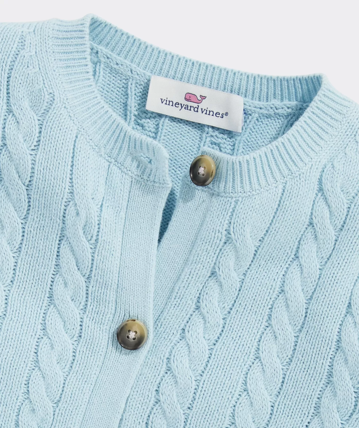 Vineyard Vines Girls' Classic Cable Cardigan< Sweaters