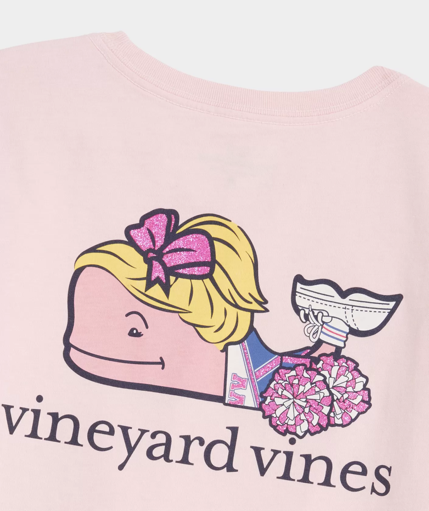 Vineyard Vines Girls' Heathered Vintage Whale Long-Sleeve Pocket Tee< Tops, Tees & Polos