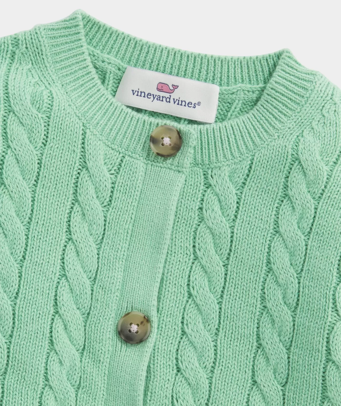 Vineyard Vines Girls' Mixed Cable Cardigan< Sweaters