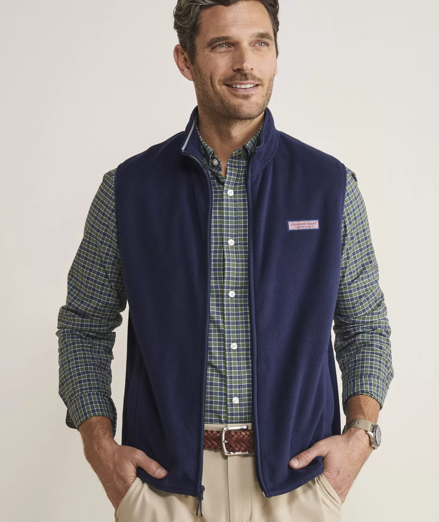 Vineyard Vines Harbor Fleece Vest< Jackets & Vests