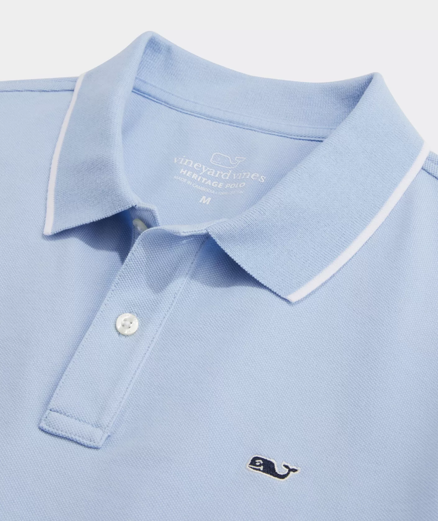 Vineyard Vines Heritage Tipped Pique Polo< Polos