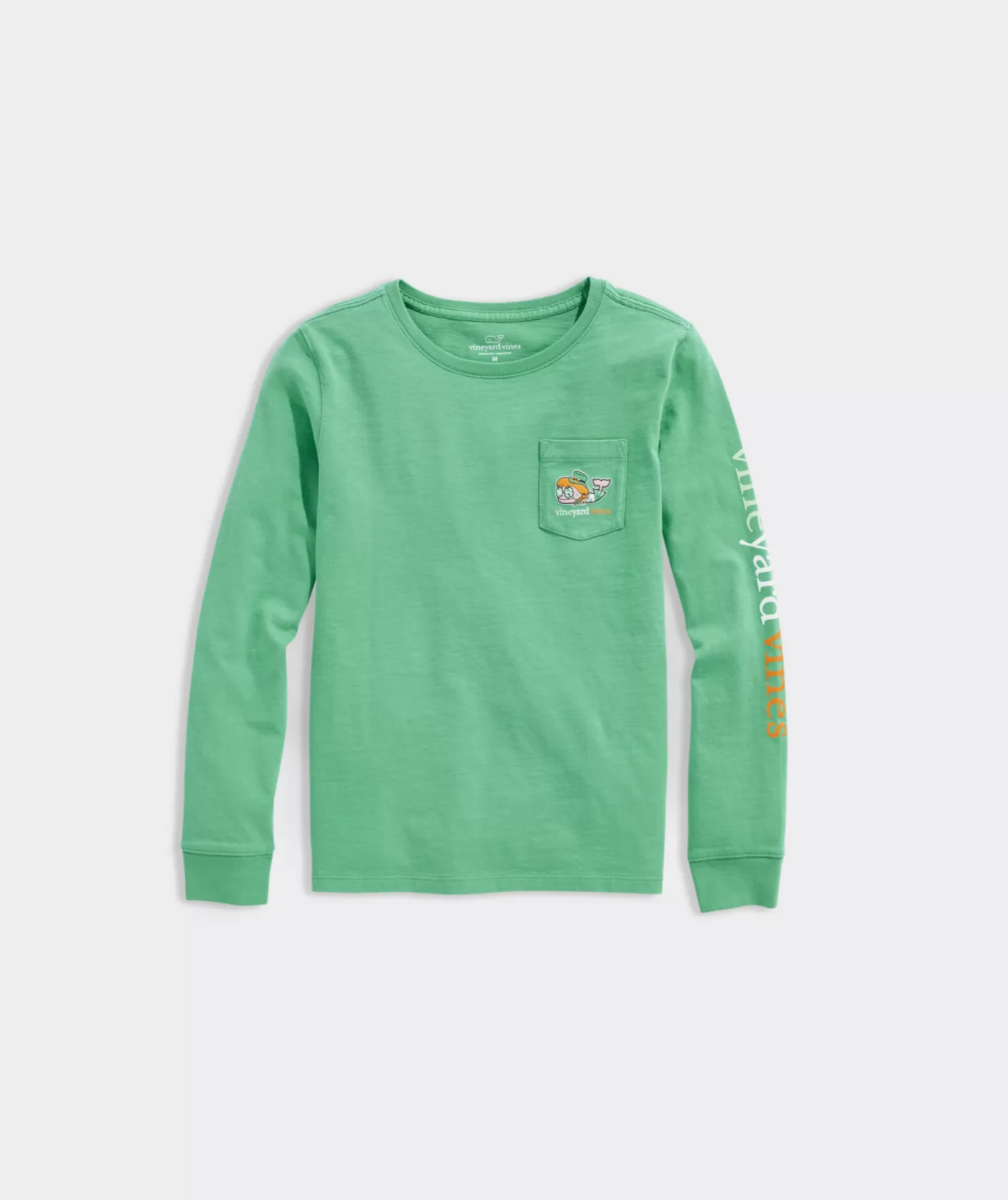 Vineyard Vines Kids' Vintage Whale Graphic Long-Sleeve Pocket Tee< Tops, Tees & Polos