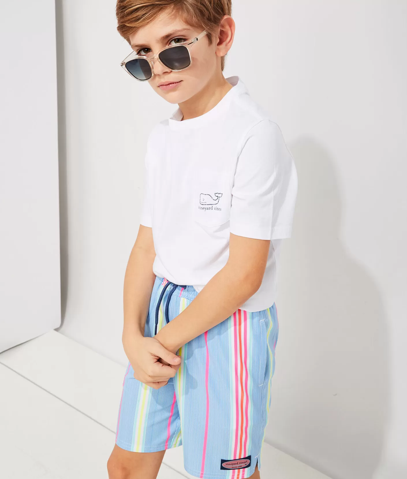 Vineyard Vines Kids' Vintage Whale Short-Sleeve Pocket Tee< Tees
