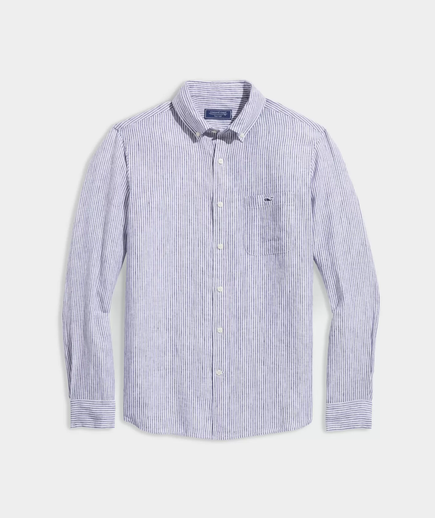 Vineyard Vines Linen Stripe Shirt< Button-Down Shirts