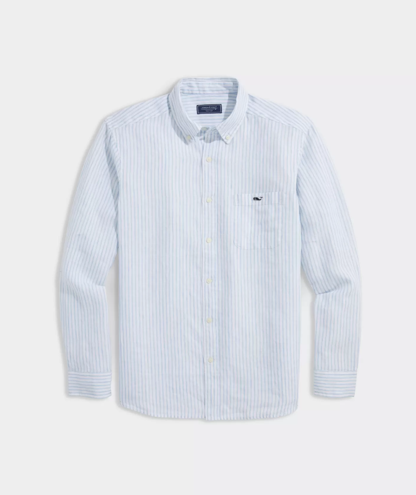 Vineyard Vines Linen Striped Shirt< Button-Down Shirts