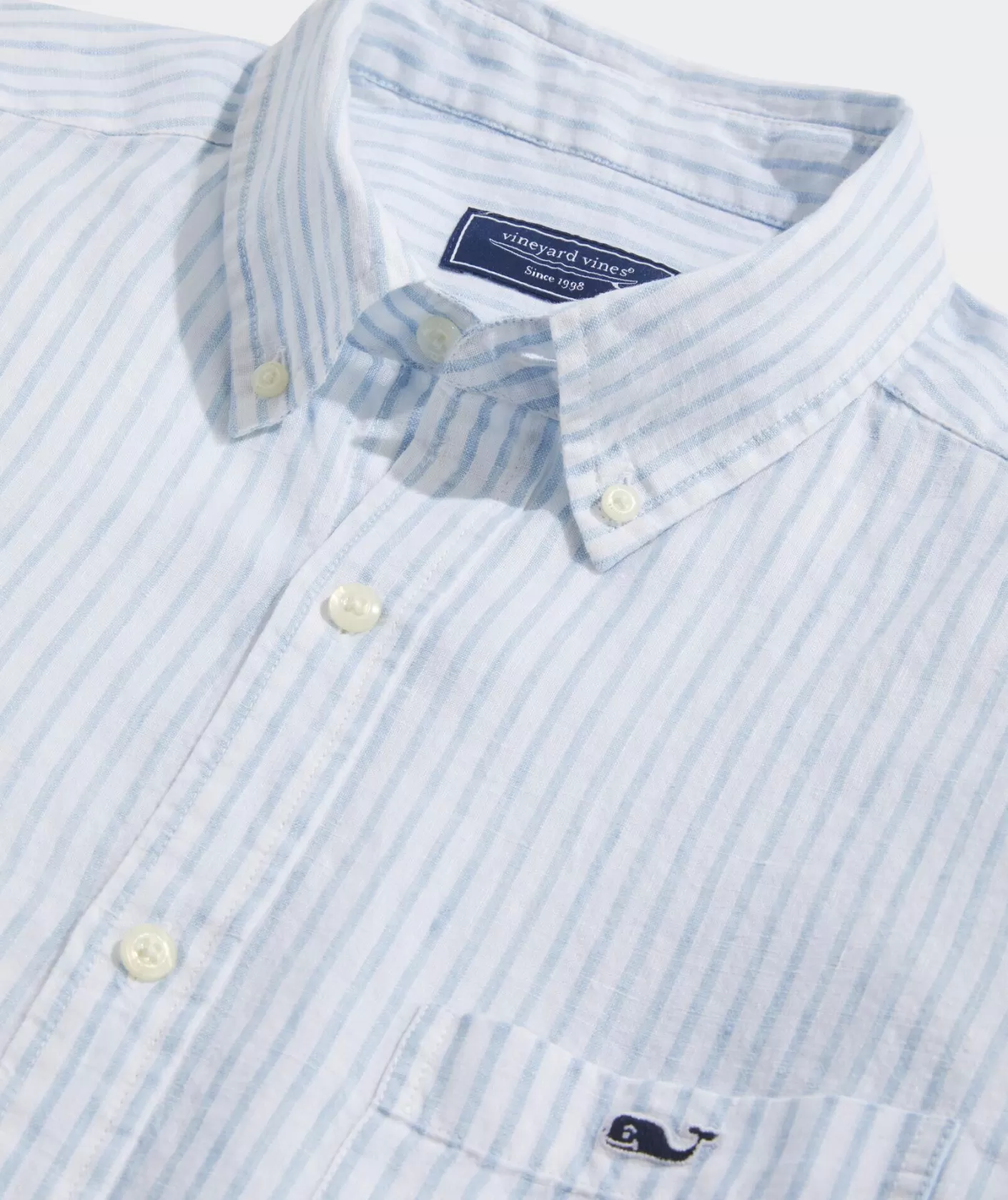 Vineyard Vines Linen Striped Shirt< Button-Down Shirts