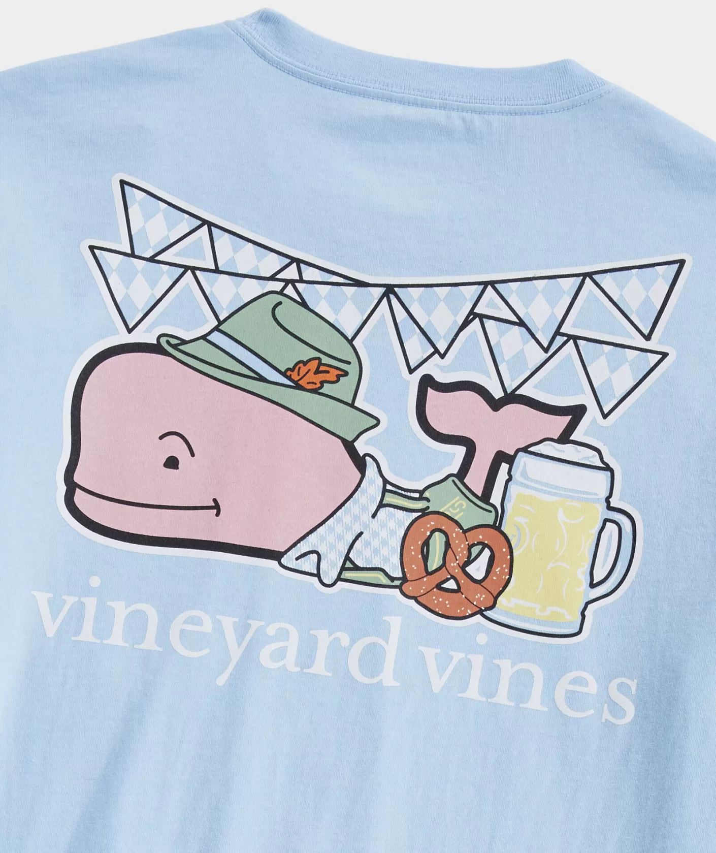 Vineyard Vines Oktoberfest Whale Long-Sleeve Pocket Tee< Tees