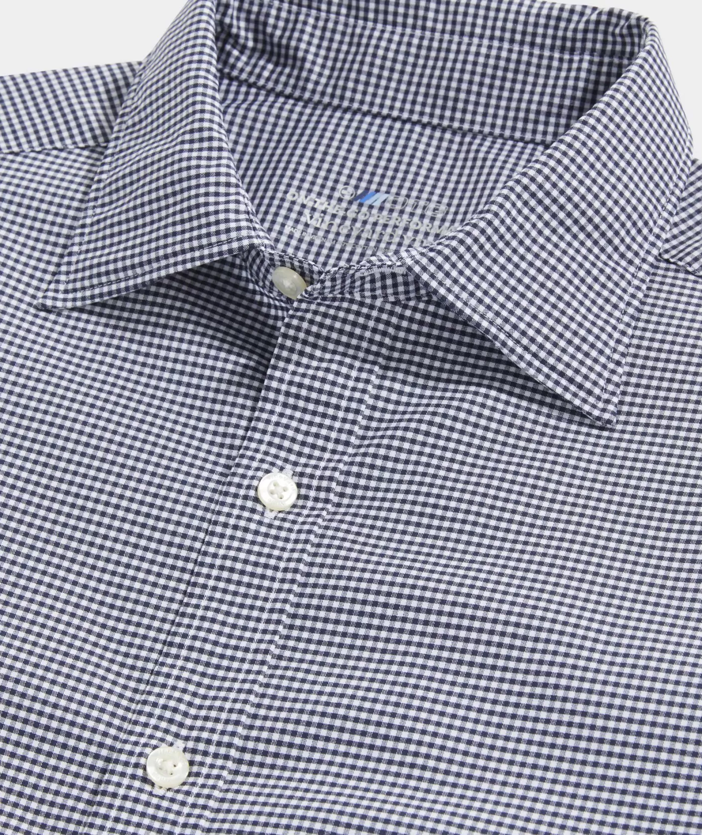 Vineyard Vines On-The-Go brrrº Gingham Spread Collar Shirt< Button-Down Shirts