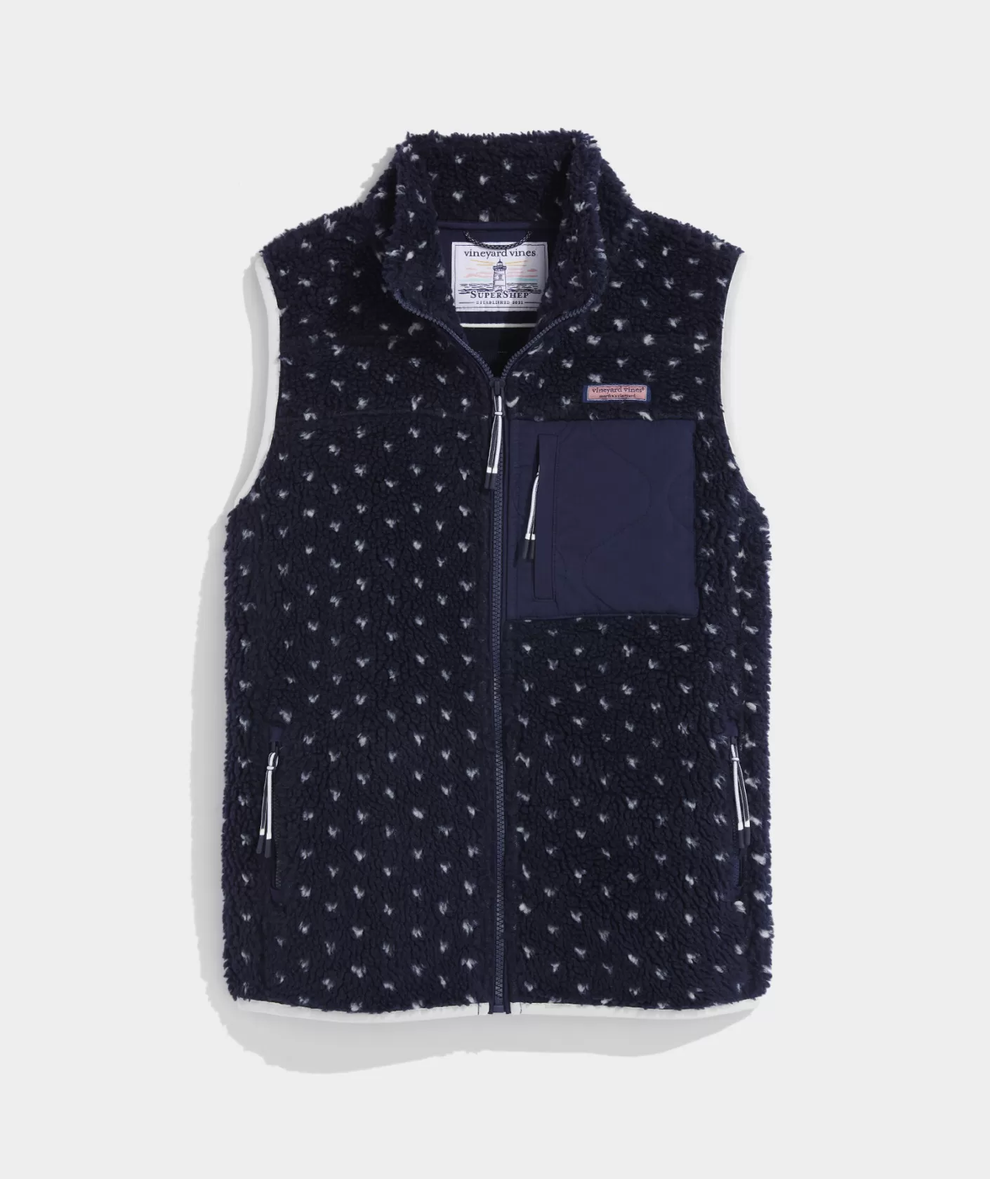 Vineyard Vines Oversized Printed Puffer Vest< Jackets & Vests