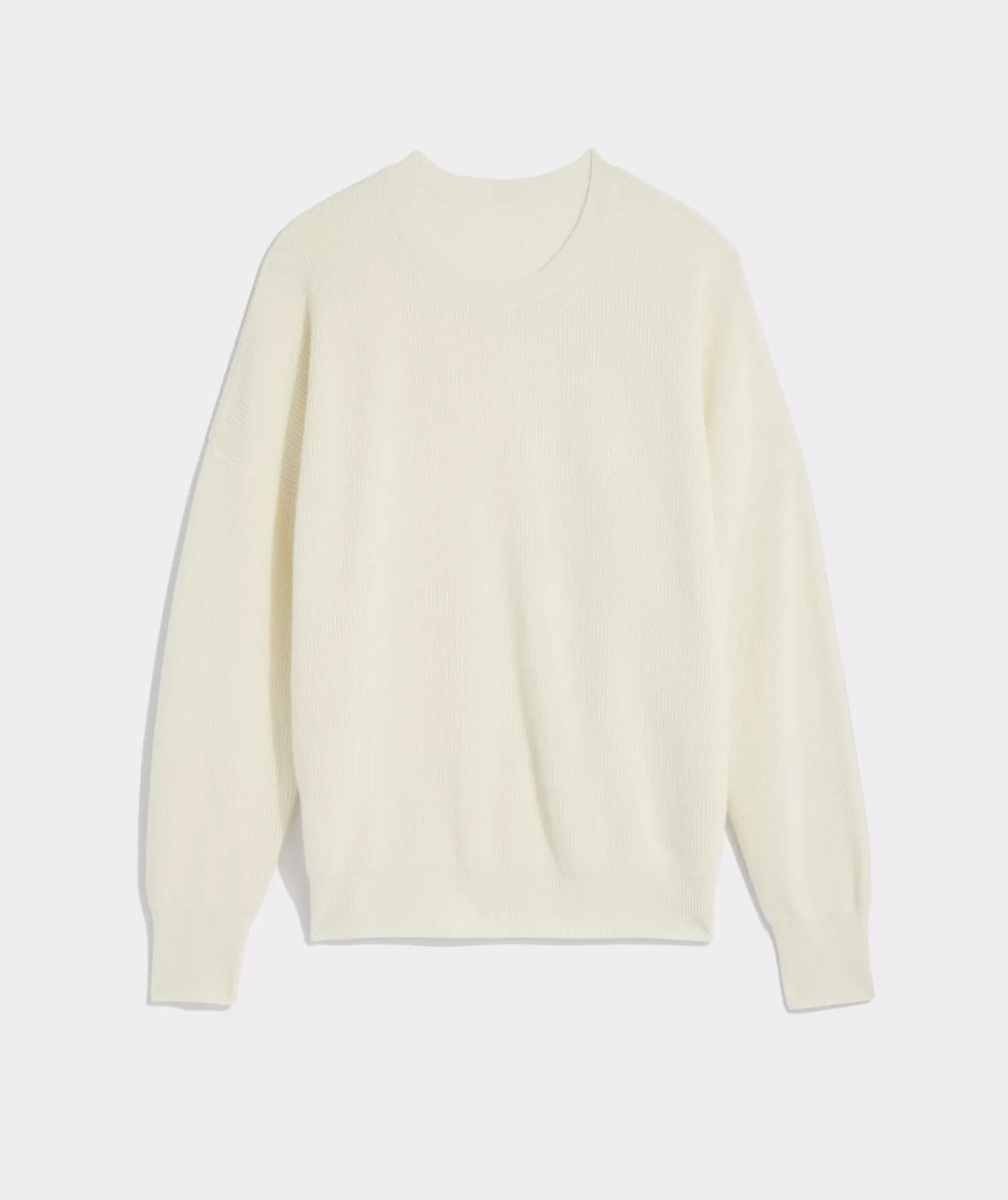 Vineyard Vines Oversized Ribbed Luxe Crewneck Sweater< Sweaters