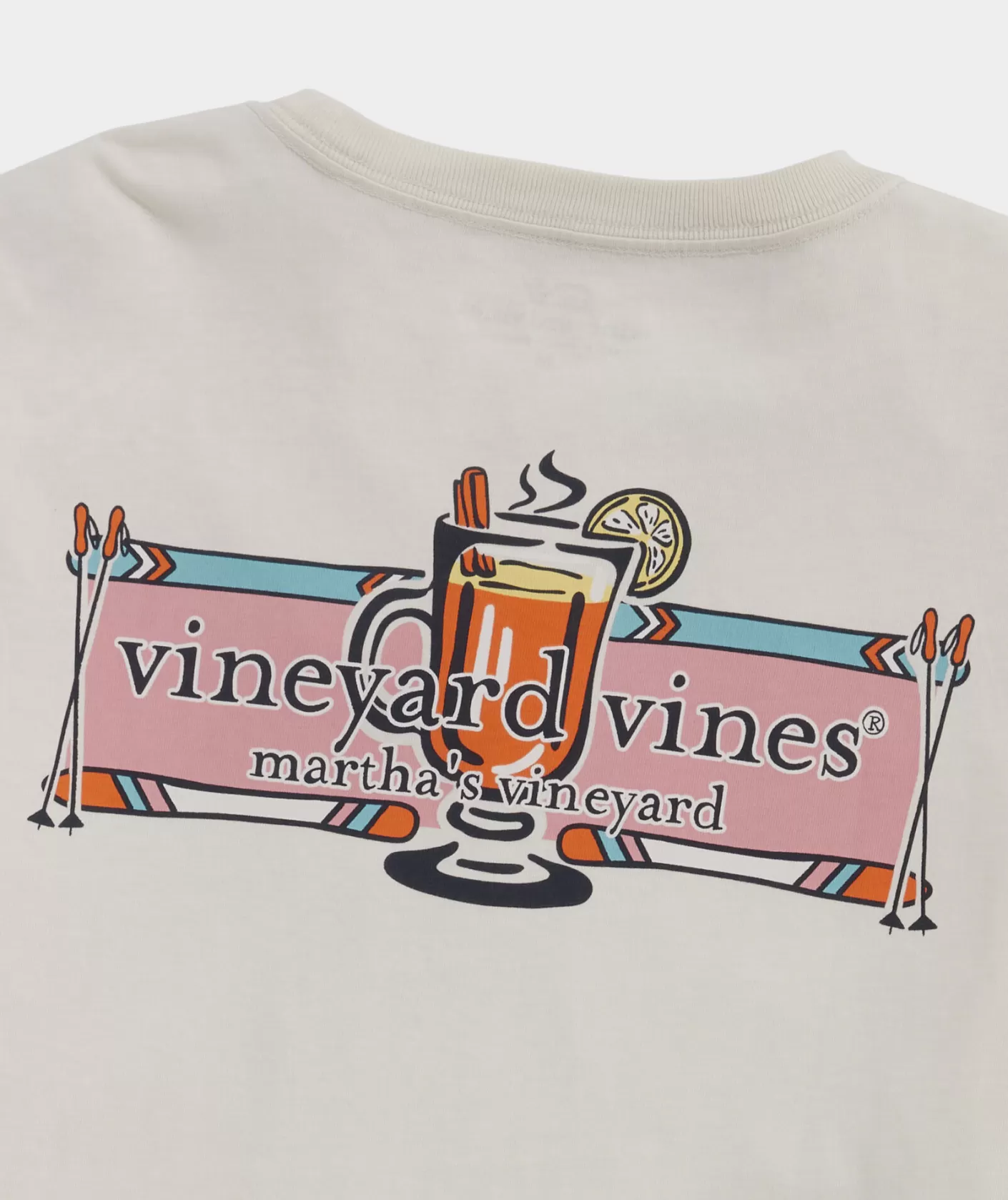 Vineyard Vines Painted Hot Toddy Logo Box Long-Sleeve Tee< Tees