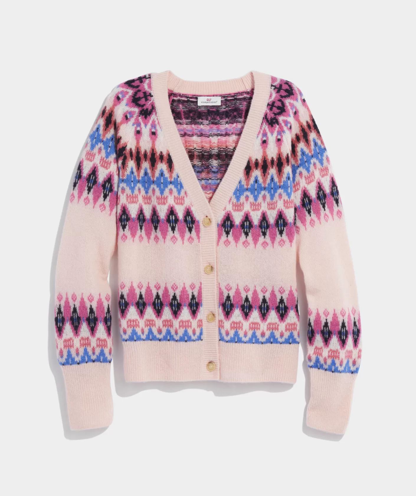 Vineyard Vines Patchwork Fair Isle Mockneck Sweater< Sweaters