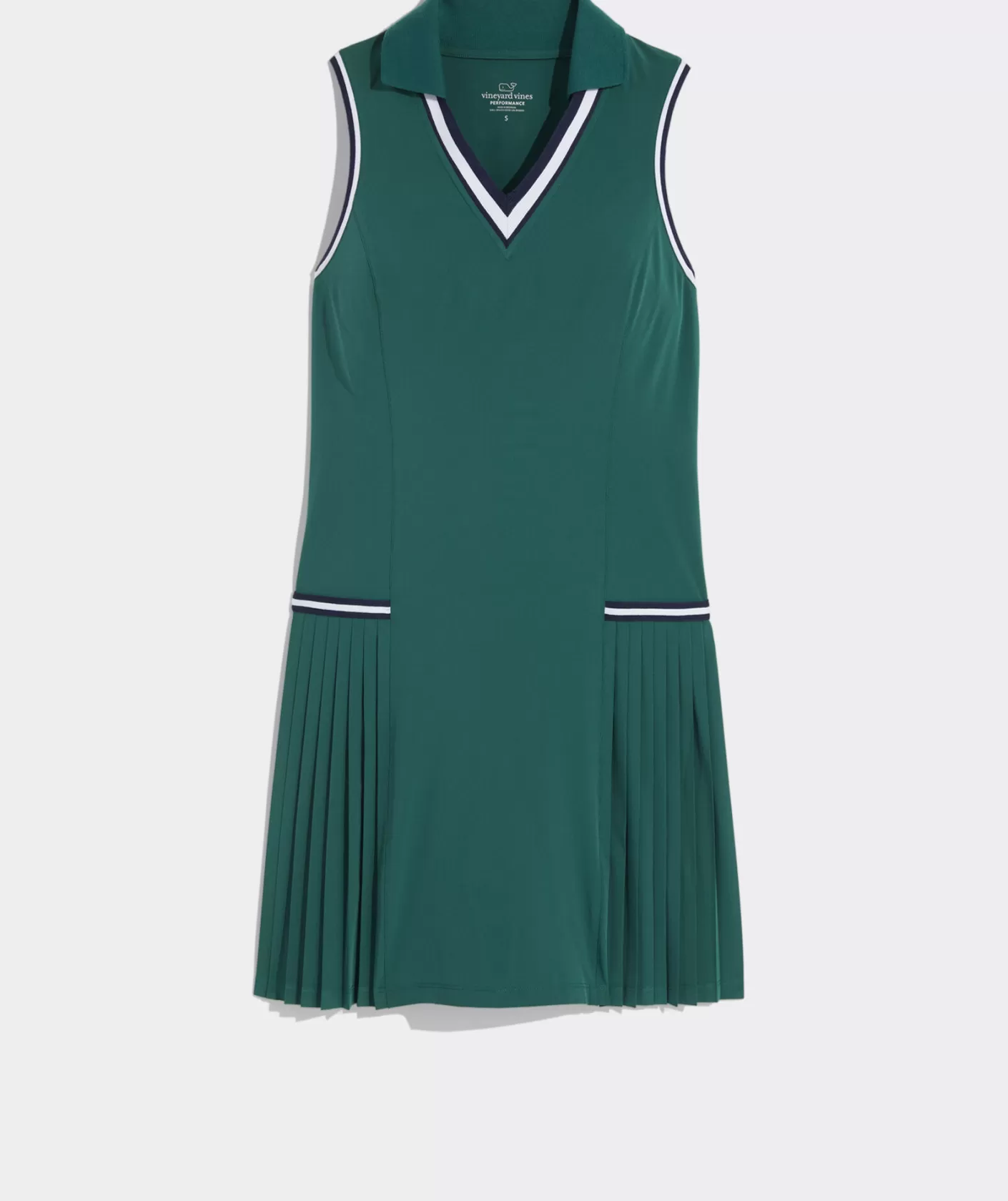 Vineyard Vines Polo Collar Pleated Performance Dress< Dresses & Skirts