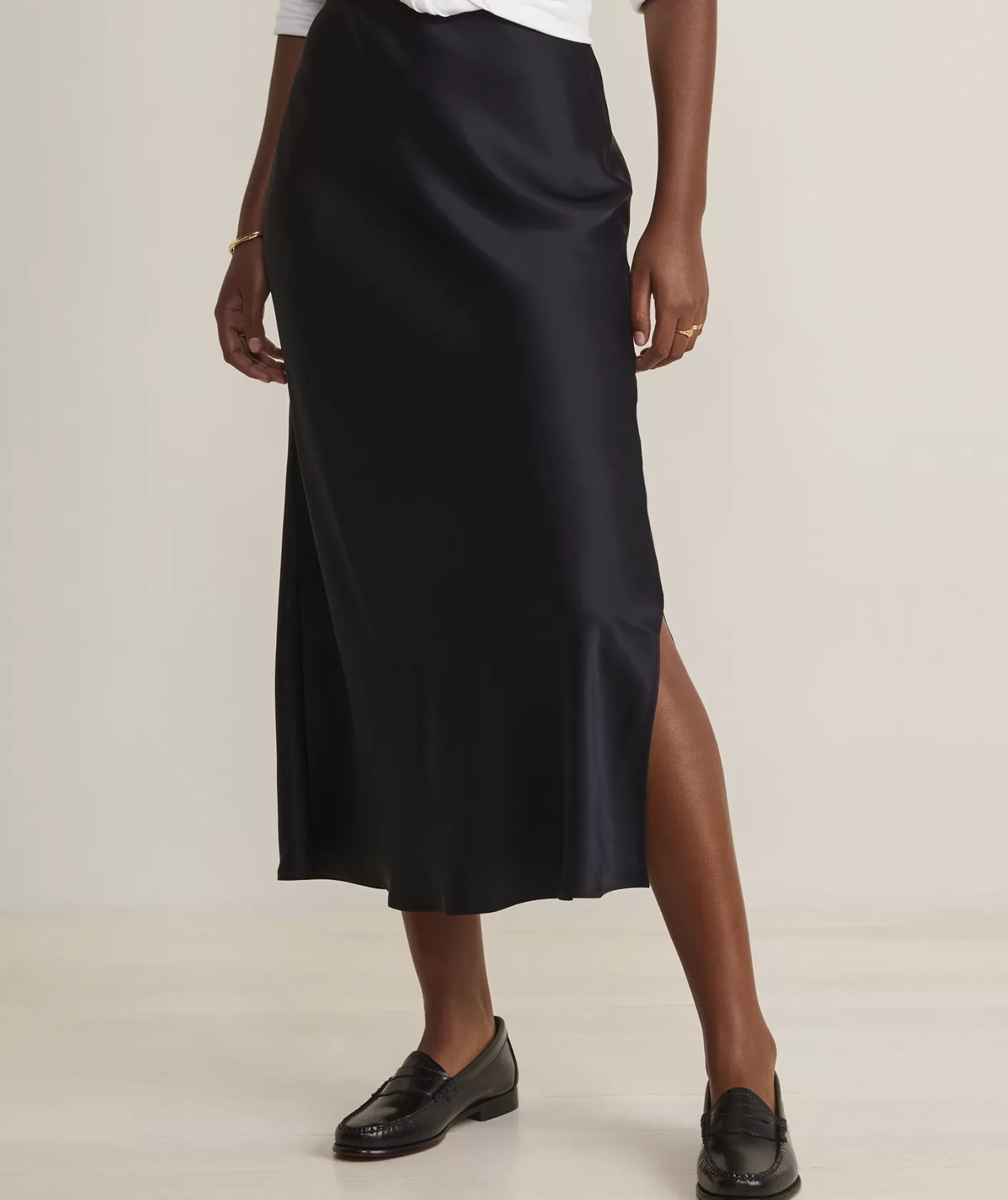 Vineyard Vines Satin Midi Slip Skirt< Dresses & Skirts