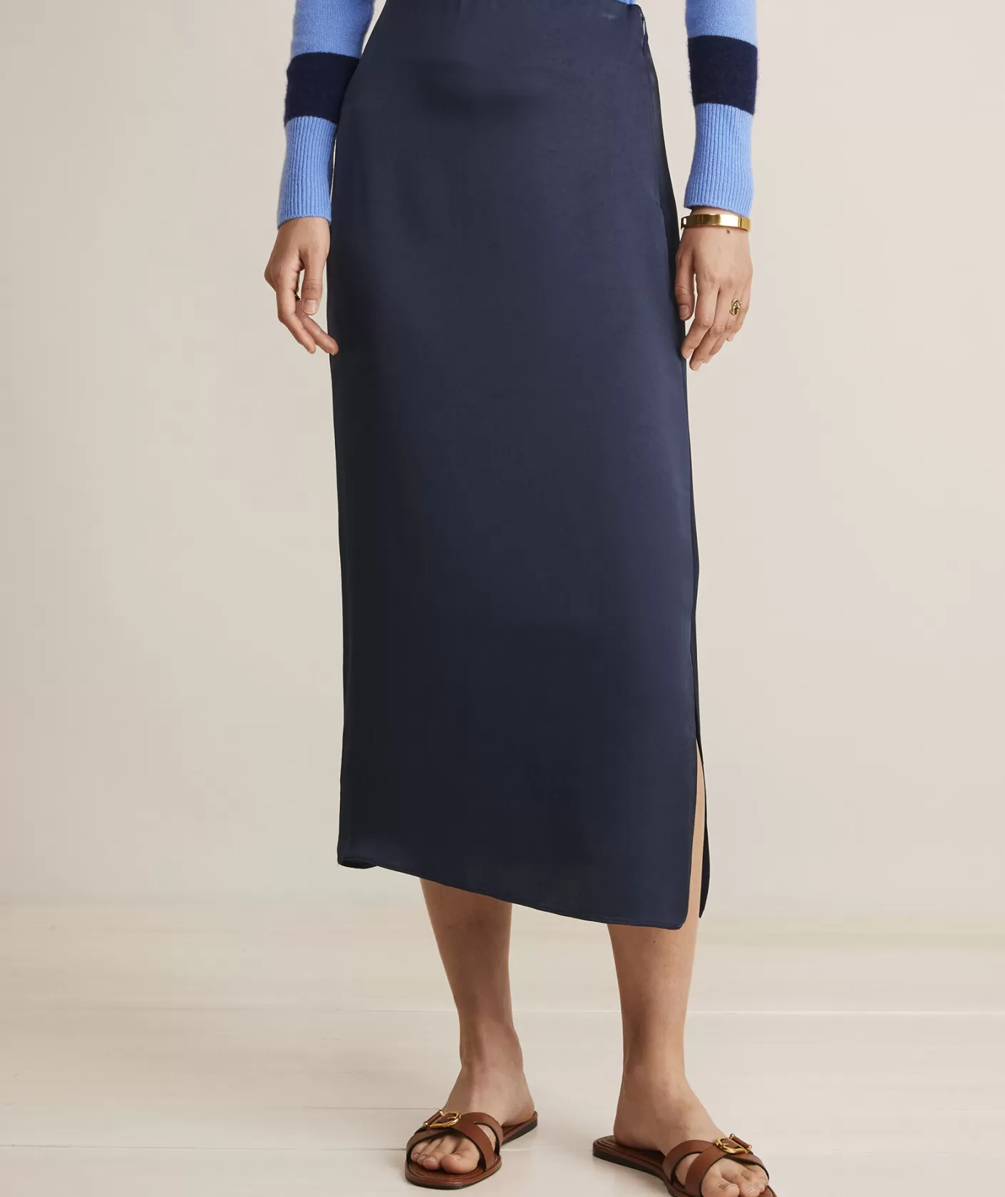 Vineyard Vines Satin Midi Slip Skirt< Dresses & Skirts