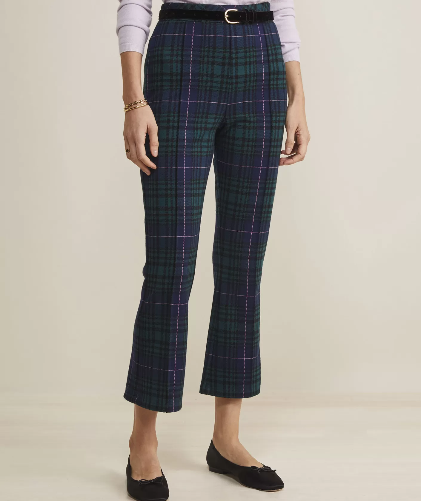 Vineyard Vines Sequin Check Trouser< Pants & Denim