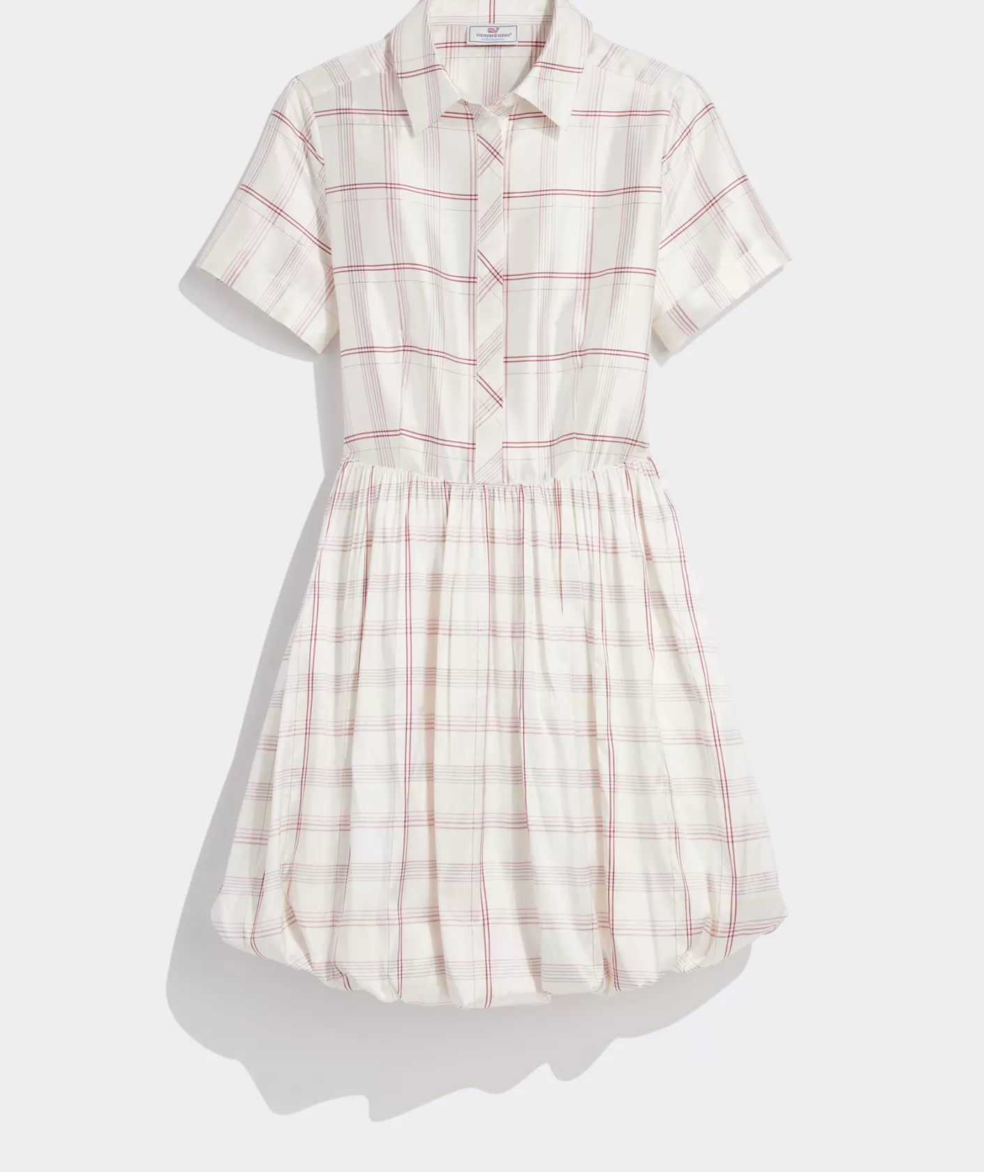 Vineyard Vines Silk Dupioni Bubble Shirtdress< Dresses & Skirts