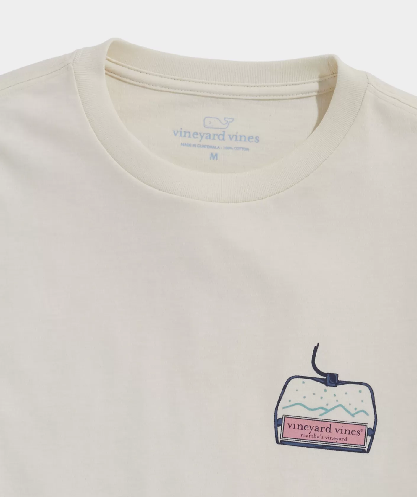 Vineyard Vines Ski Lift Logo Box Long-Sleeve Tee< Tees