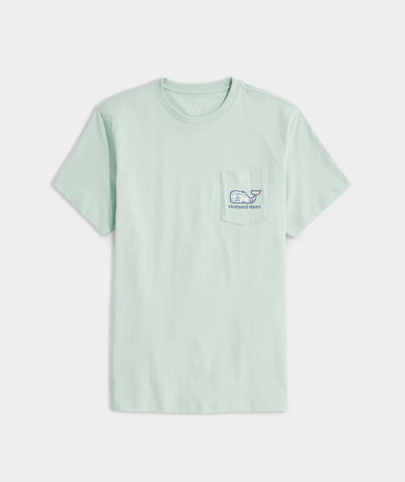 Vineyard Vines Ski Patch Whale Short-Sleeve Pocket Tee< Tees