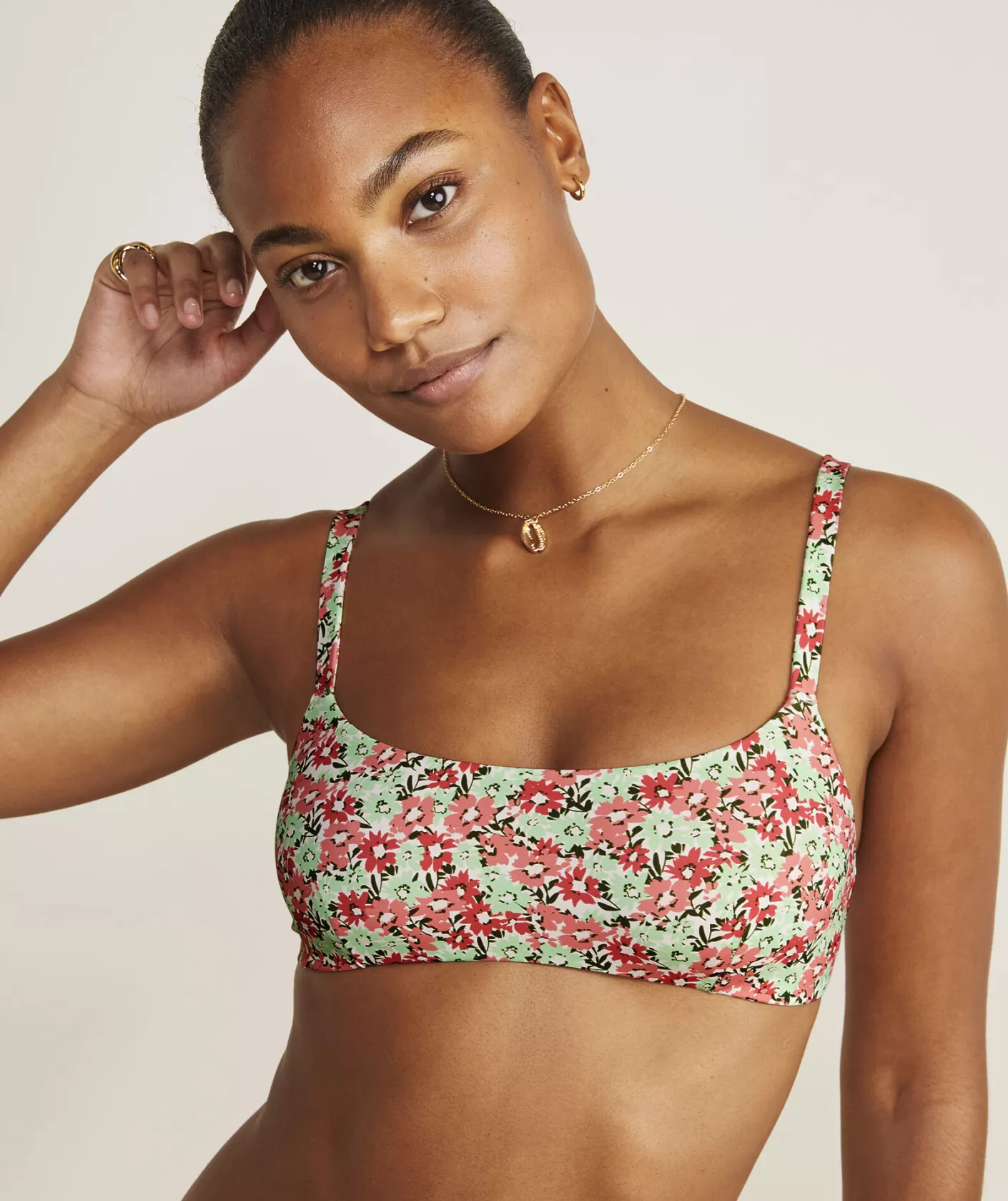 Vineyard Vines Square Neck Bikini Top< Swim & Cover-Ups